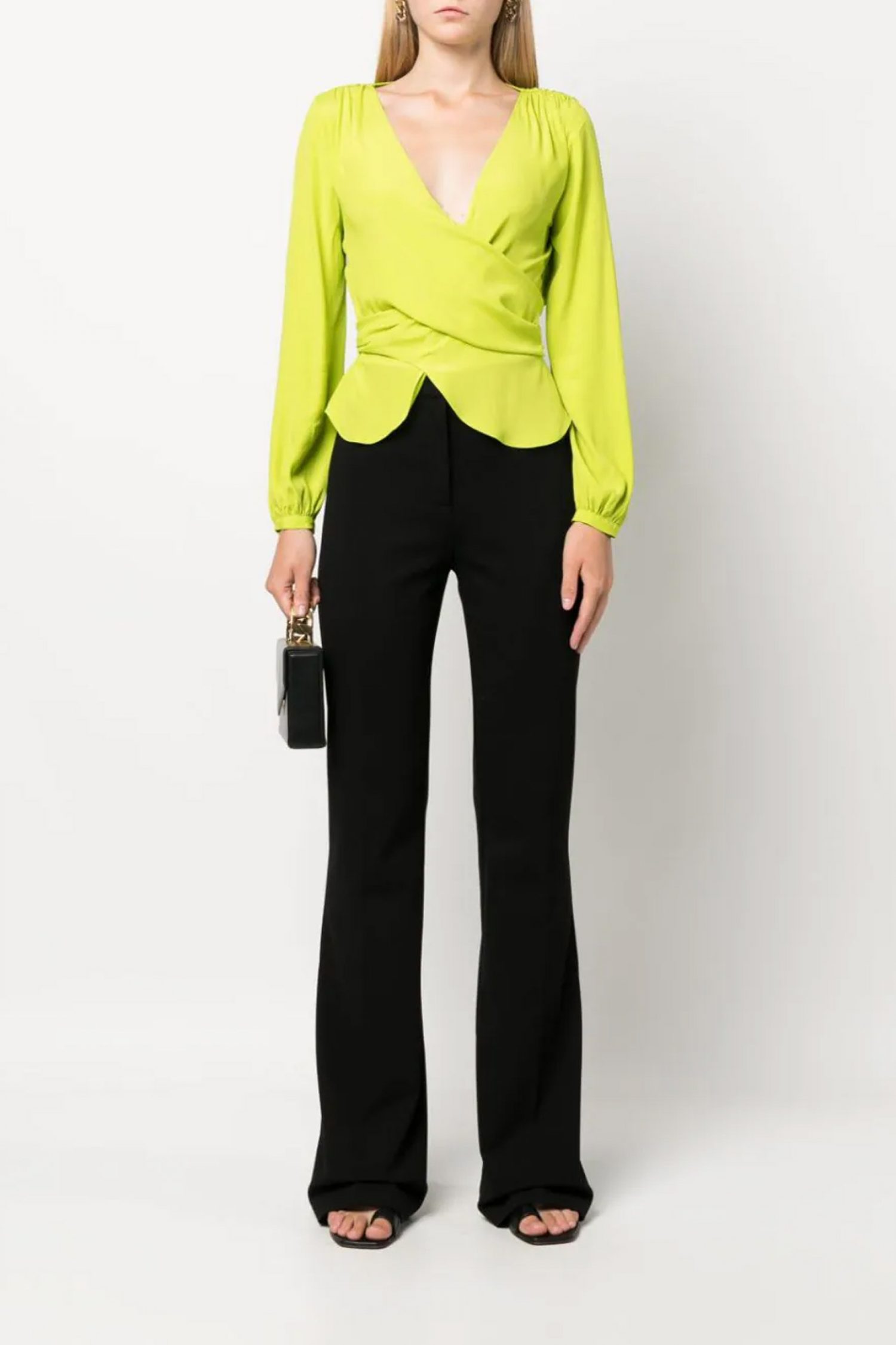 PINKO ΠΑΝΤΕΛΟΝΙ HULKA FLARE ΜΑΥΡΟ