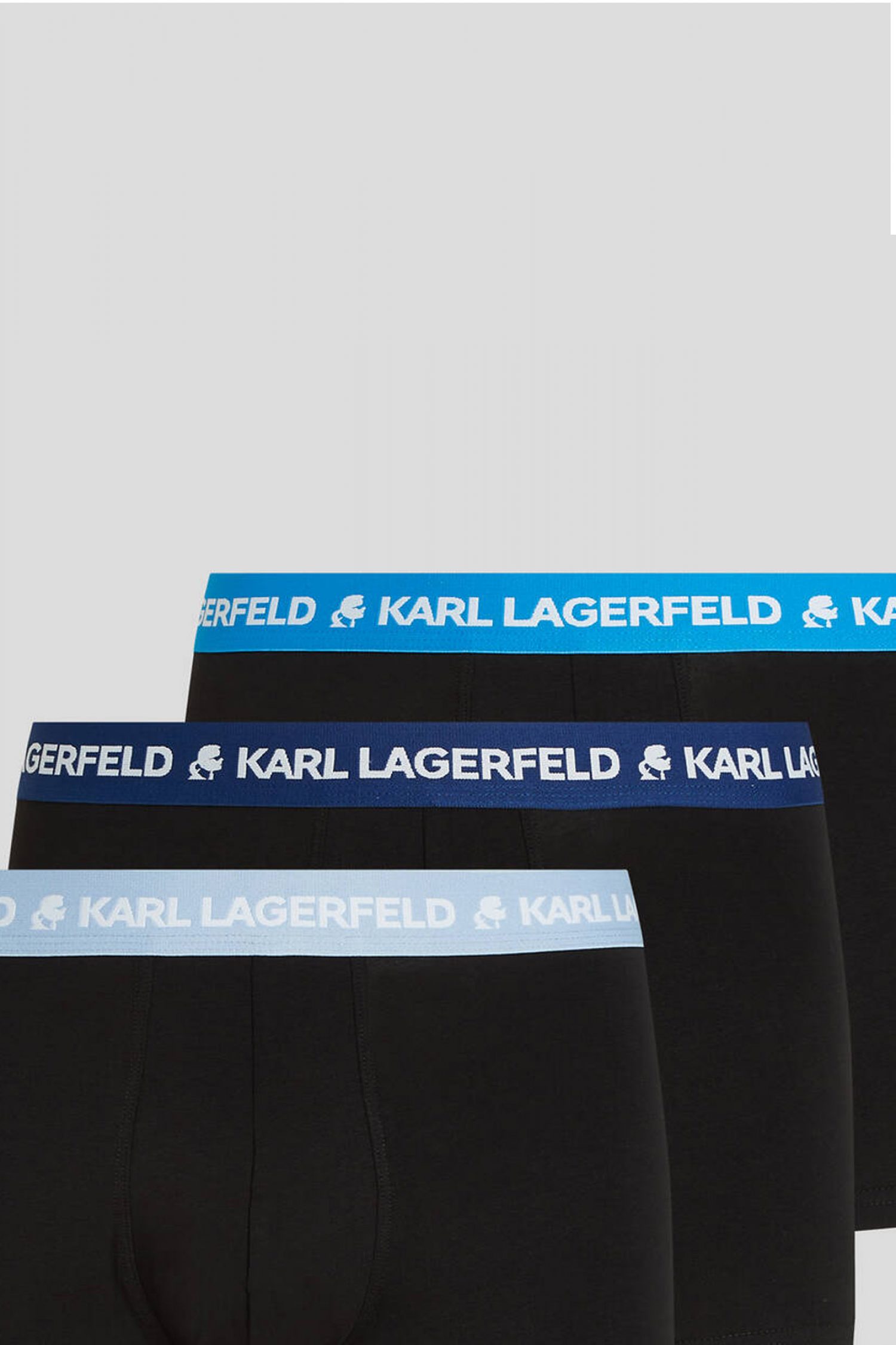 KARL LAGERFELD ΕΣΩΡΟΥΧΑ 3PACK TRUNKS ΜΑΥΡΟ φωτογραφία