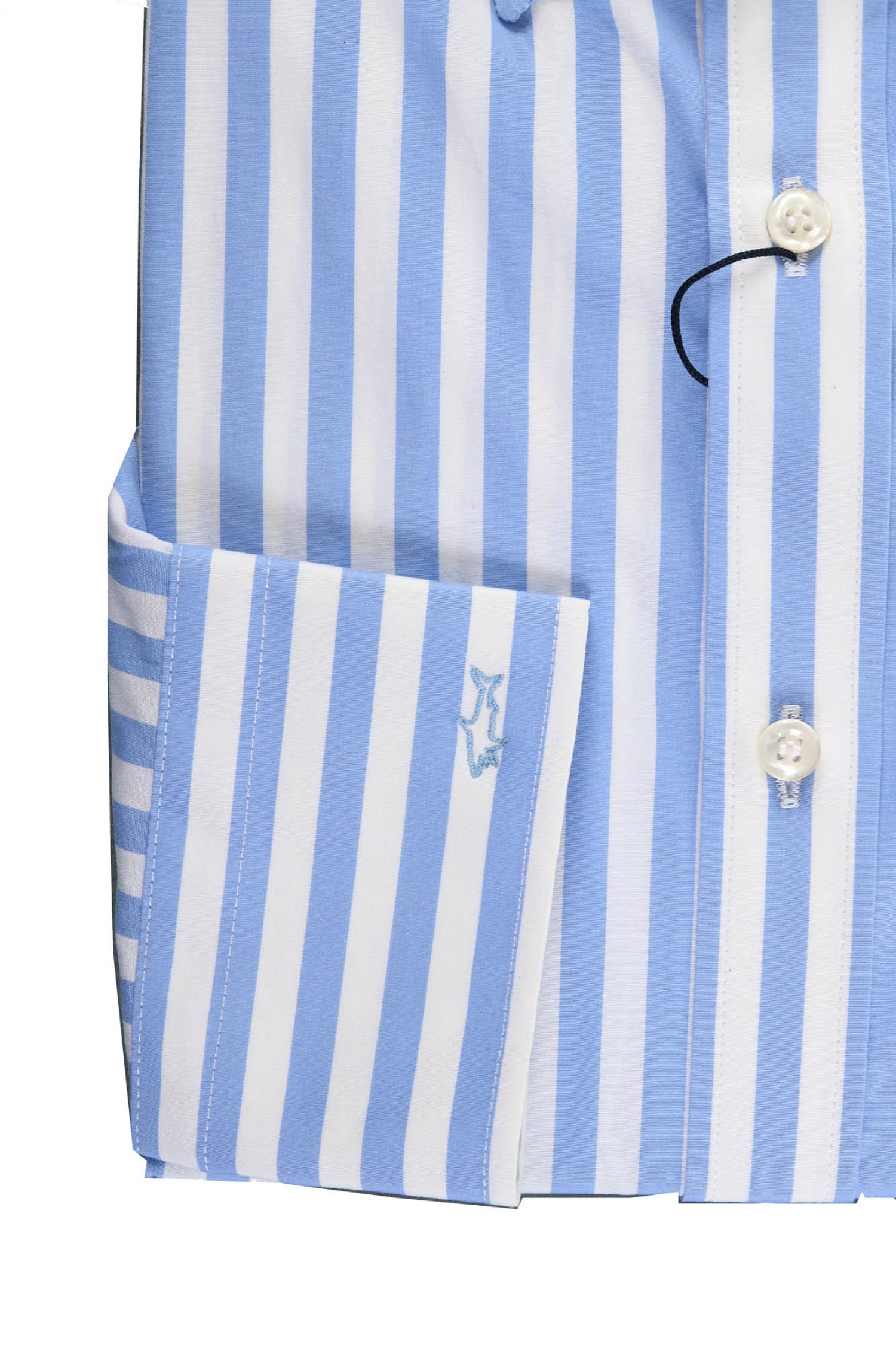 PAUL&SHARK ΠΟΥΚΑΜΙΣΟ BUTTON DOWN ΡΙΓΕ ΛΕΥΚΟ-ΣΙΕΛ φωτογραφία