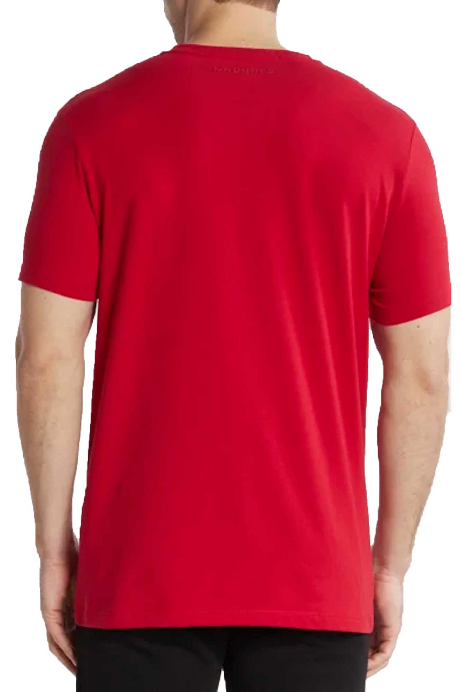 KARL LAGERFELD T-SHIRT LOGO KOKKINO φωτογραφία