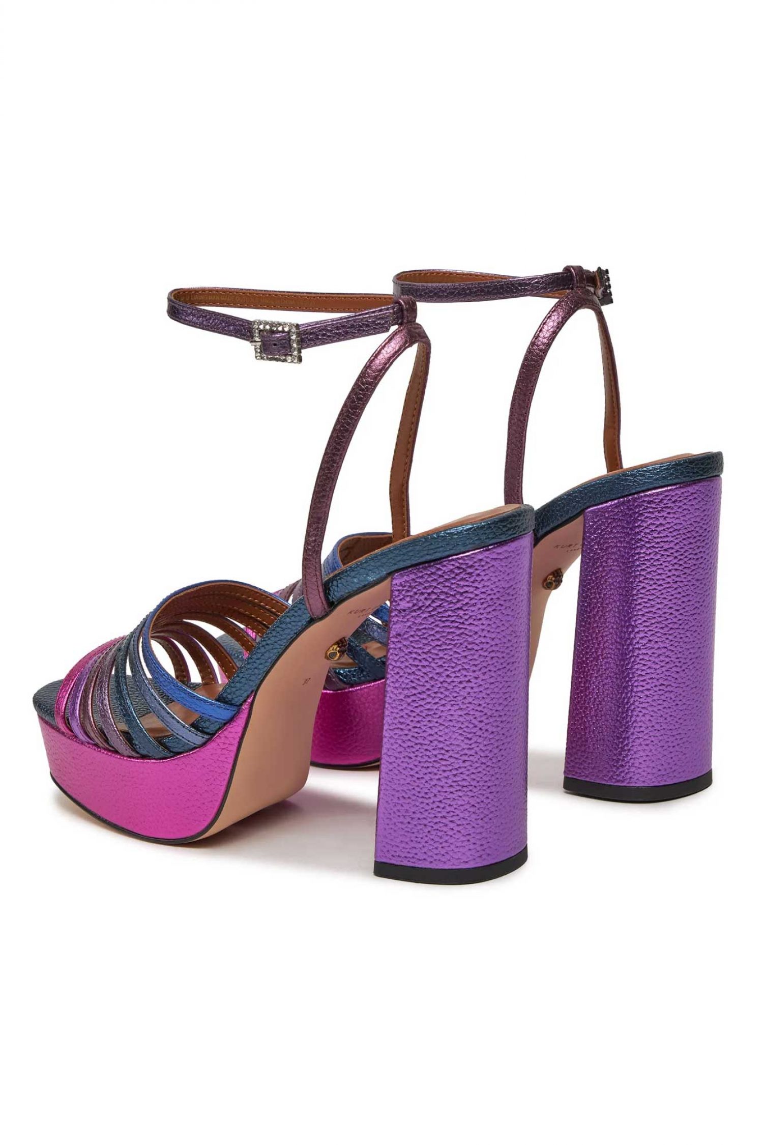 KURT GEIGER ΠΑΠΟΥΤΣΙΑ ΠΕΔΙΛΑ PIERRA PLATFORM LOGO ΠΟΛΥΧΡΩΜΟ φωτογραφία