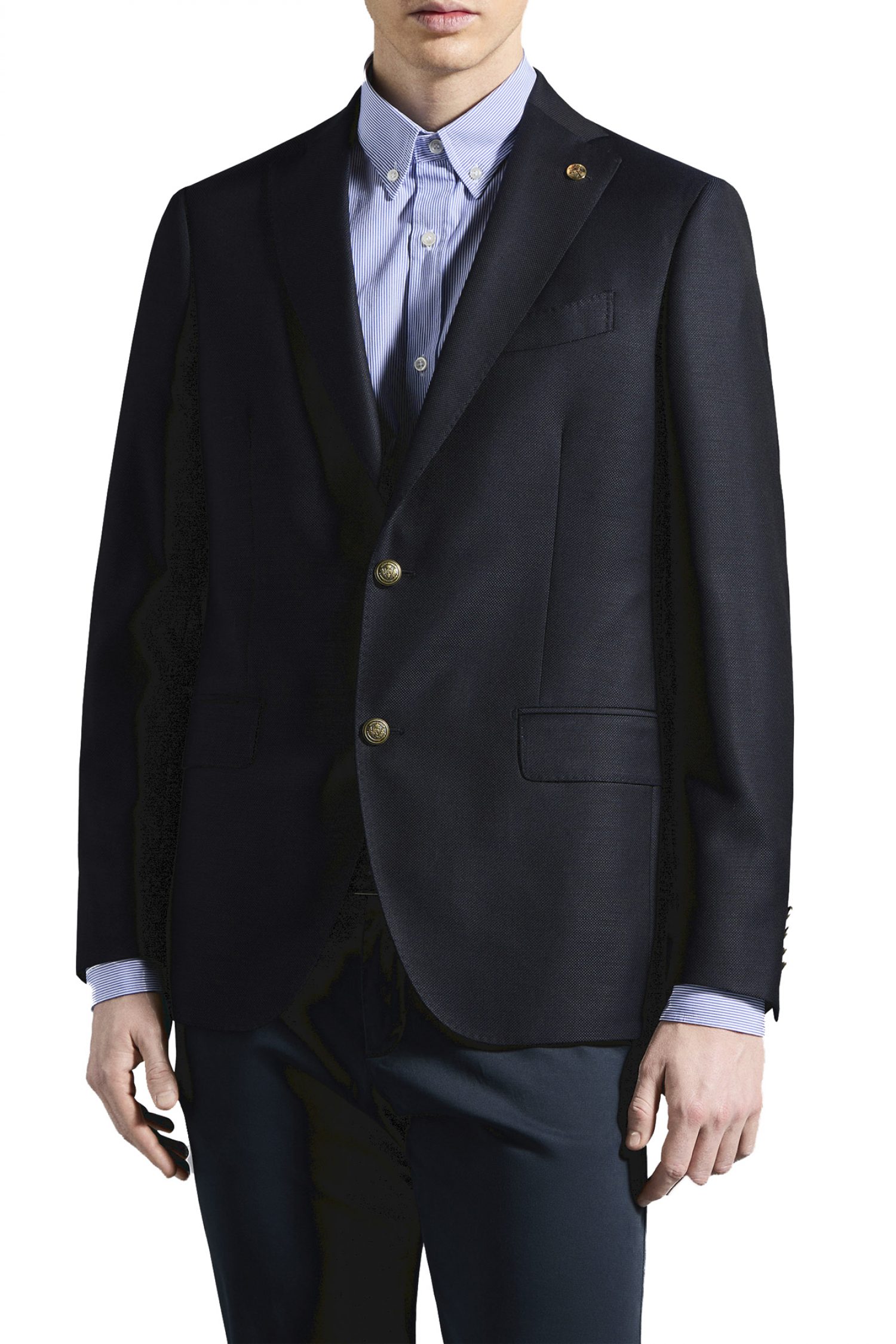 PAUL&SHARK ΣΑΚΑΚΙ BLAZER ΜΕ ΜΕΤΑΛΛΙΚΑ ΚΟΥΜΠΙΑ ΜΠΛΕ φωτογραφία