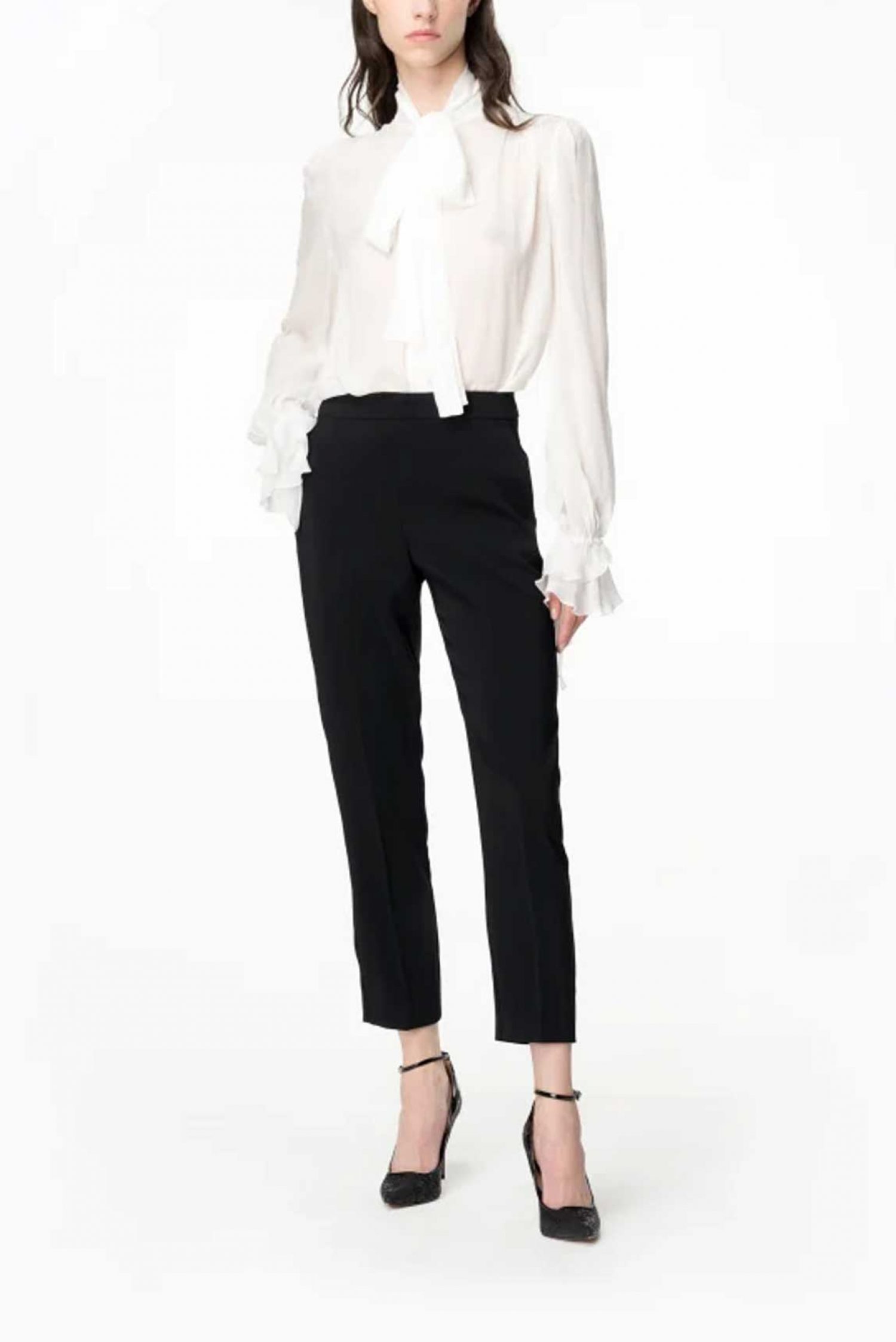 PINKO ΠΑΝΤΕΛΟΝΙ PARANO ΜΑΥΡΟ φωτογραφία