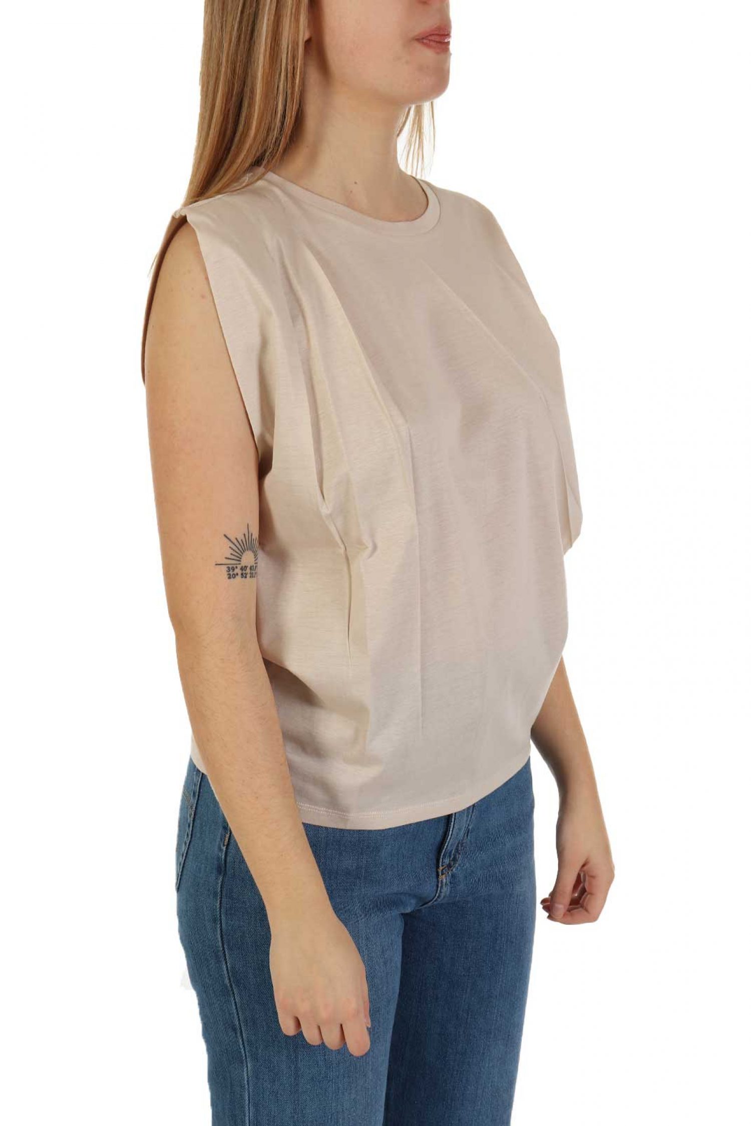 MARELLA MONOCHROME ΜΠΛΟΥΖΑ VEGA ΠΙΕΤΕΣ ΜΠΕΖ φωτογραφία