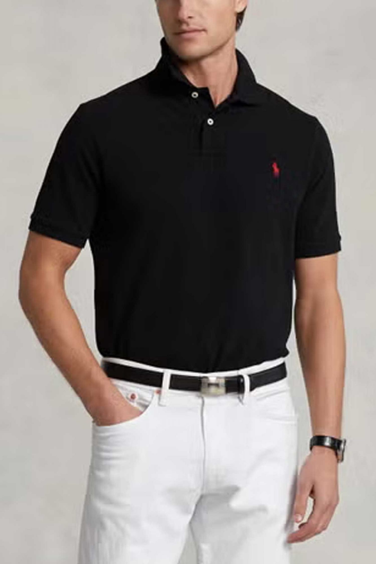 RALPH LAUREN POLO CLASSIC FIT LOGO ΜΑΥΡΟ φωτογραφία