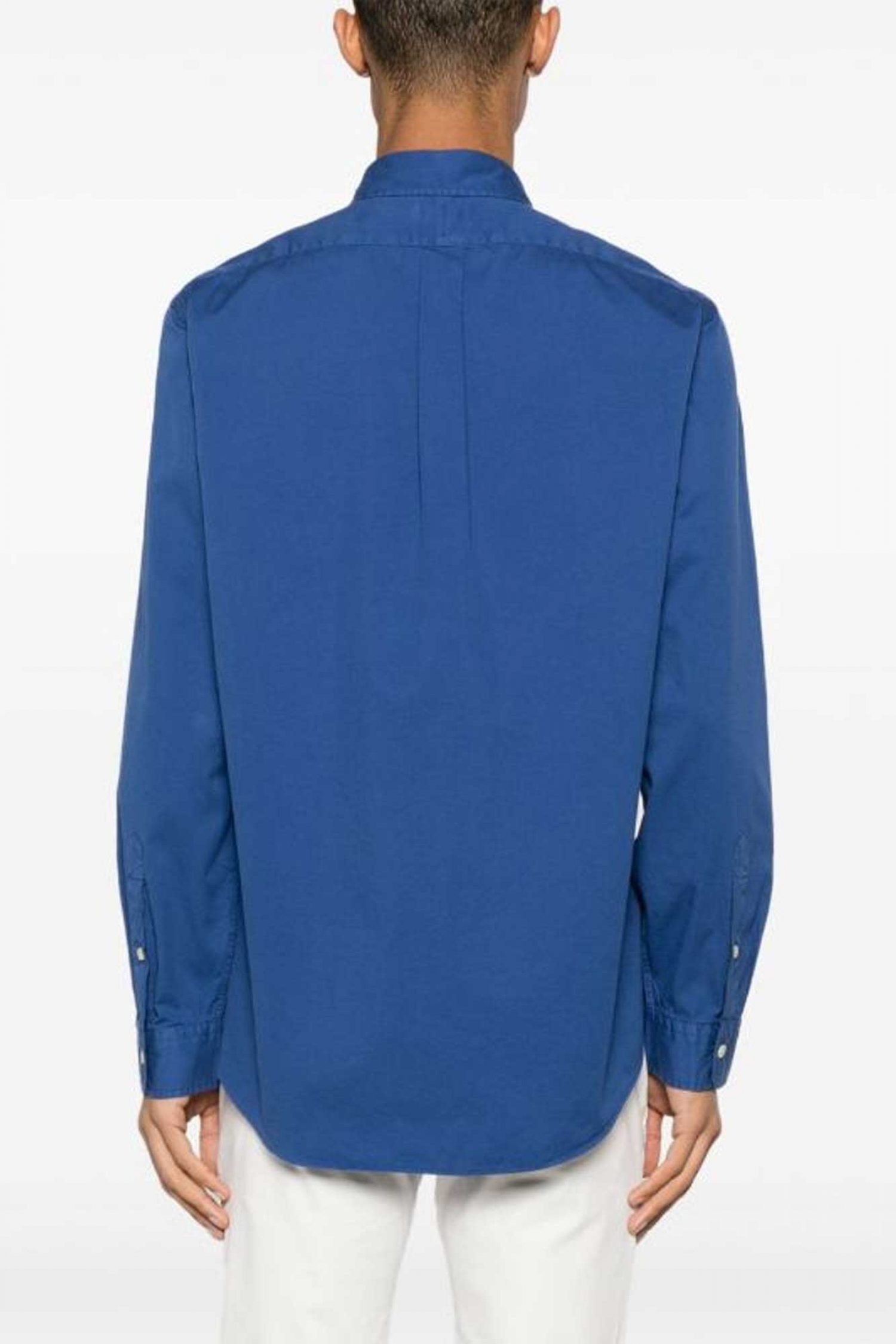 RALPH LAUREN ΠΟΥΚΑΜΙΣΟ BUTTON DOWN CUSTOM FIT FEATHER WEIGHT TWILL ΡΑΦ ΜΠΛΕ φωτογραφία