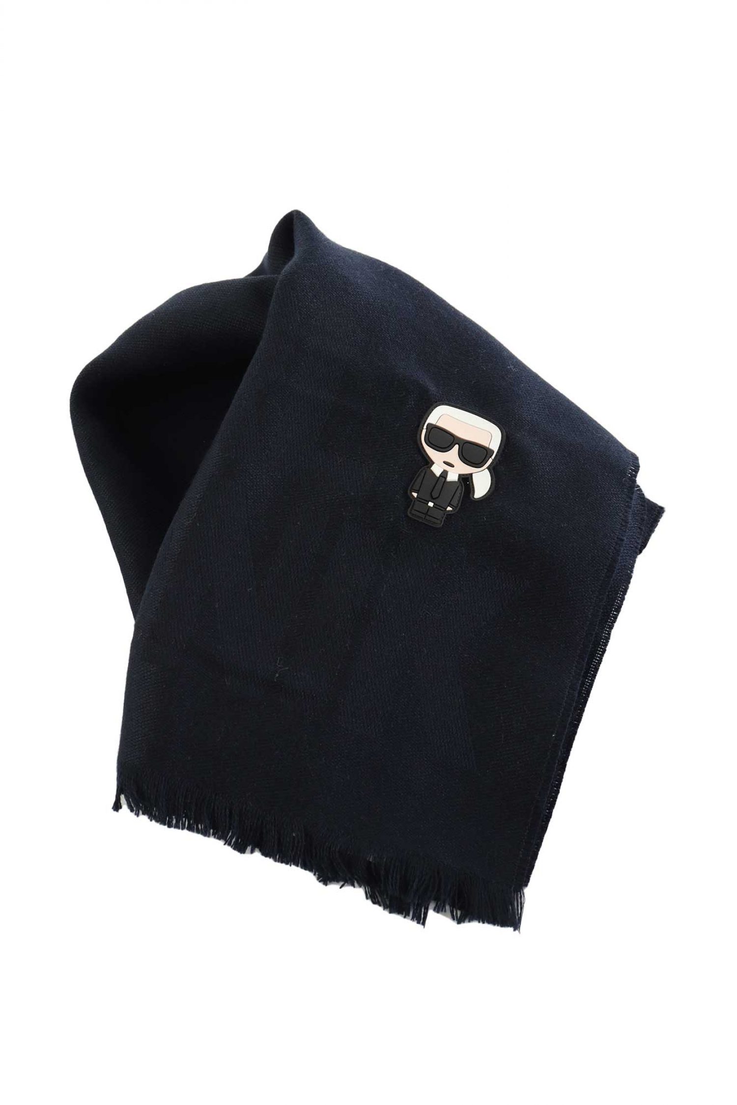 KARL LAGERFELD ΚΑΣΚΩΛ LOGO ΜΠΛΕ φωτογραφία