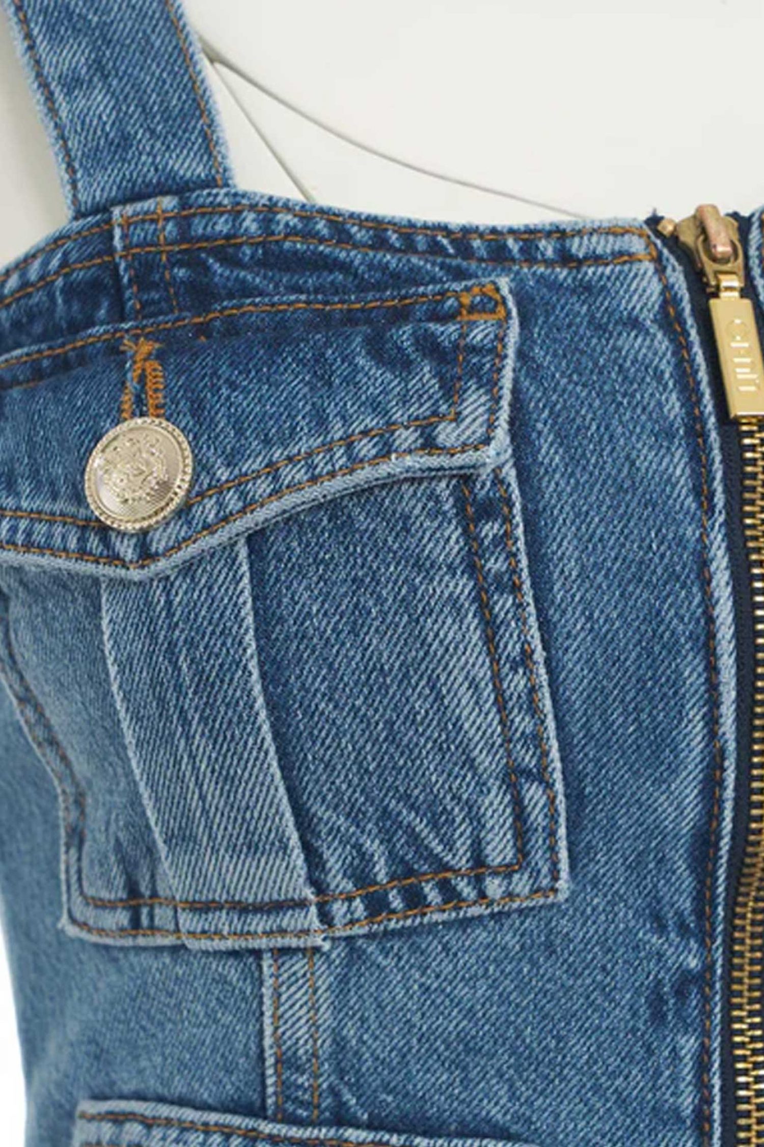 LIU JO DENIM TOP ΤΣΕΠΕΣ ΦΕΡΜΟΥΑΡ ΜΠΛΕ φωτογραφία