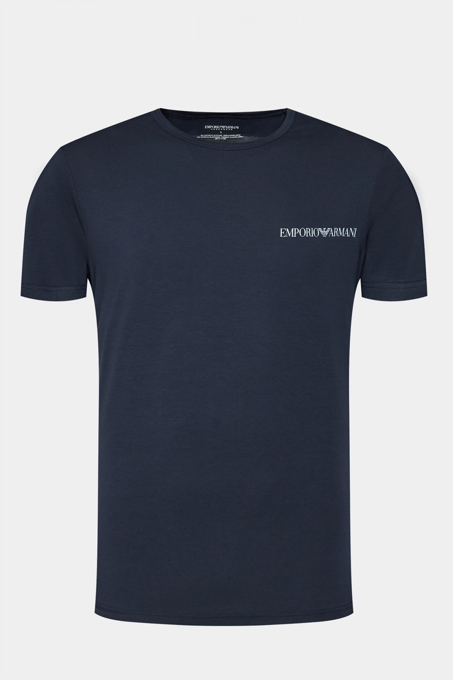 EMPORIO ARMANI ΕΣΩΡΟΥΧΑ 2PACK T-SHIRT CREW NECK ΛΕΥΚΟ-ΜΠΛΕ φωτογραφία