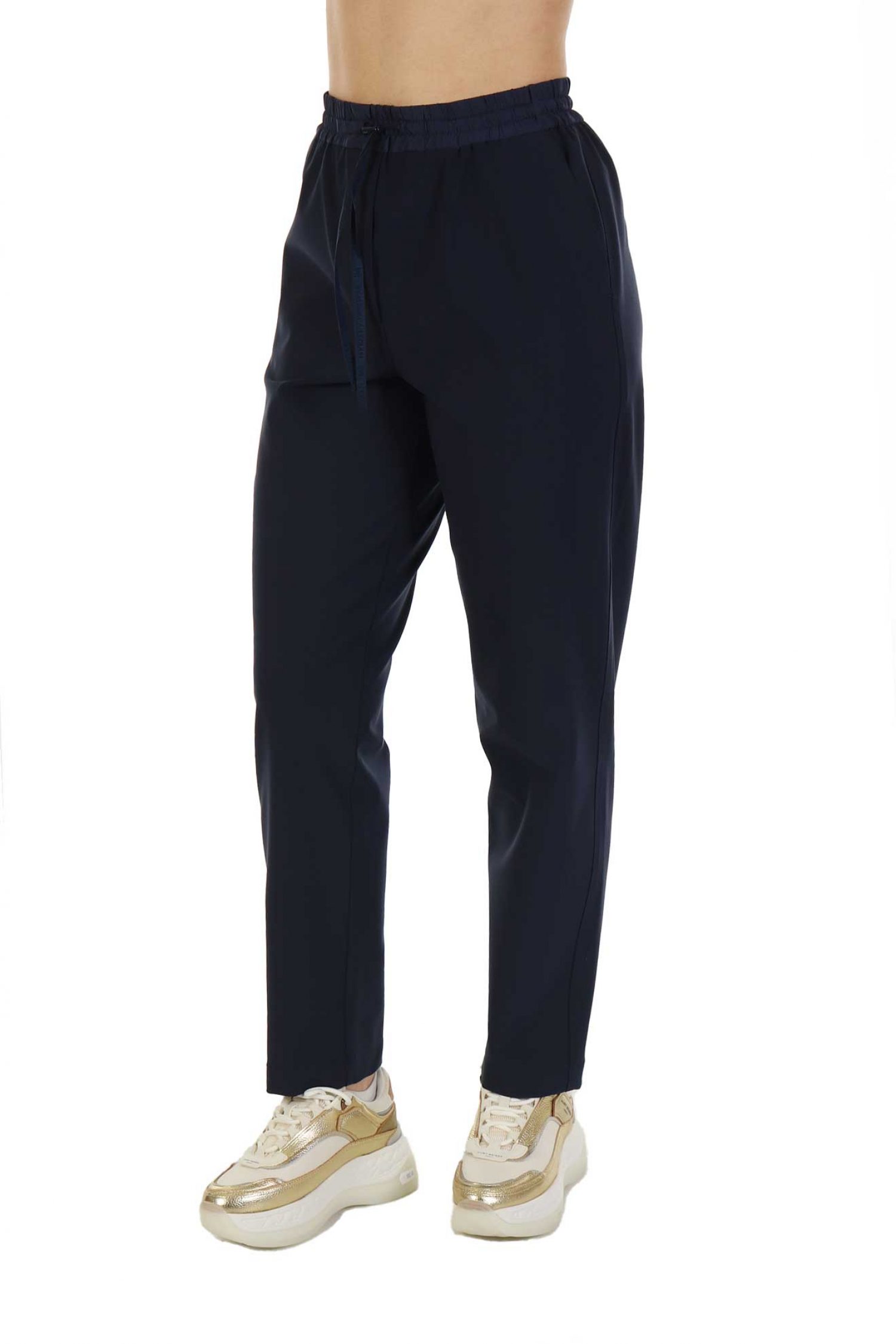 MARELLA MONOCHROME ΠΑΝΤΕΛΟΝΙ TOAST ΛΑΣΤΙΧΟ ΣΚΟΥΡΟ ΜΠΛΕ