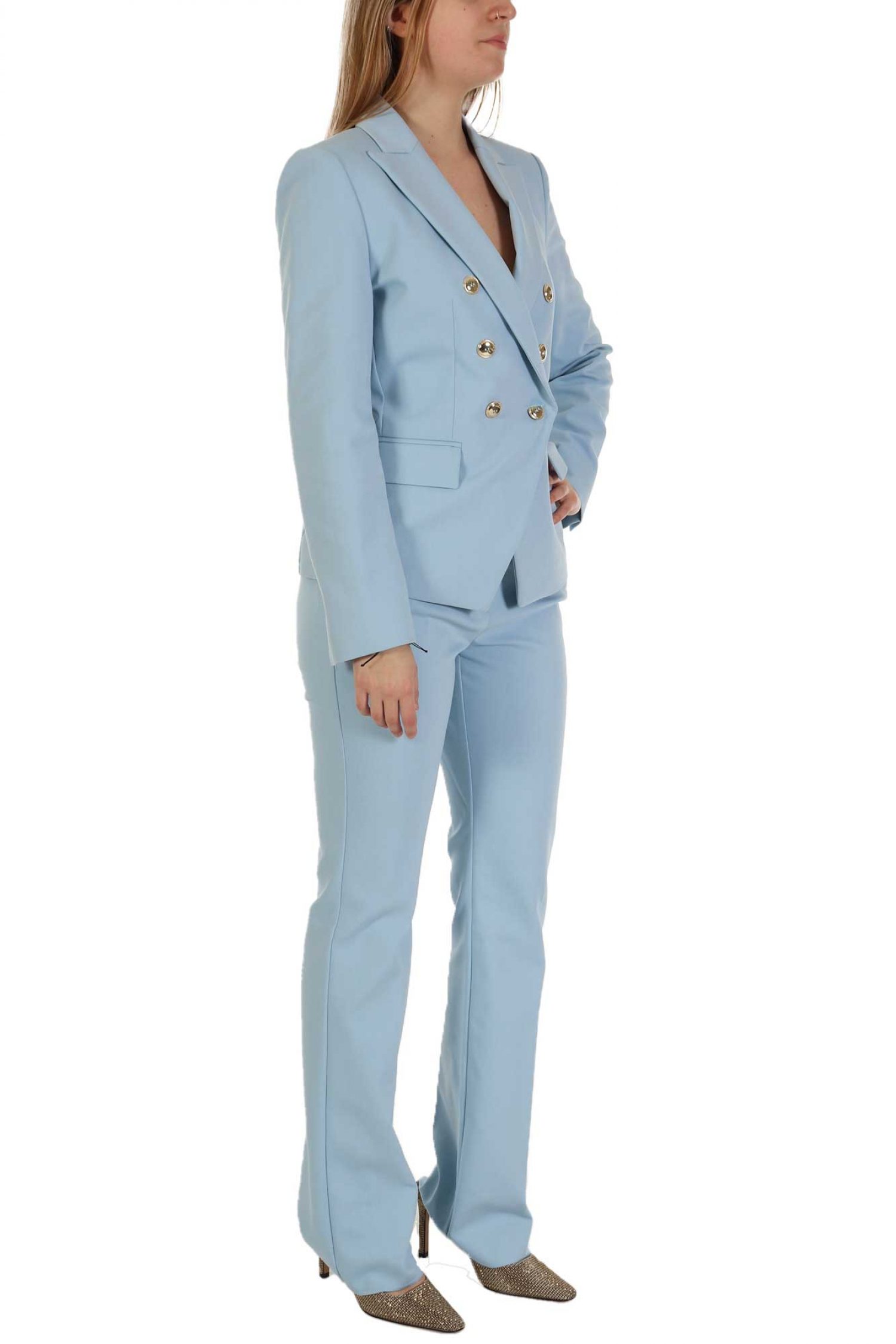 MARELLA EMME ΚΟΣΤΟΥΜΙ FOGLIA ΣΑΚΑΚΙ ΣΤΑΥΡΩΤΟ ΚΟΥΜΠΙΑ ΣΙΕΛ φωτογραφία