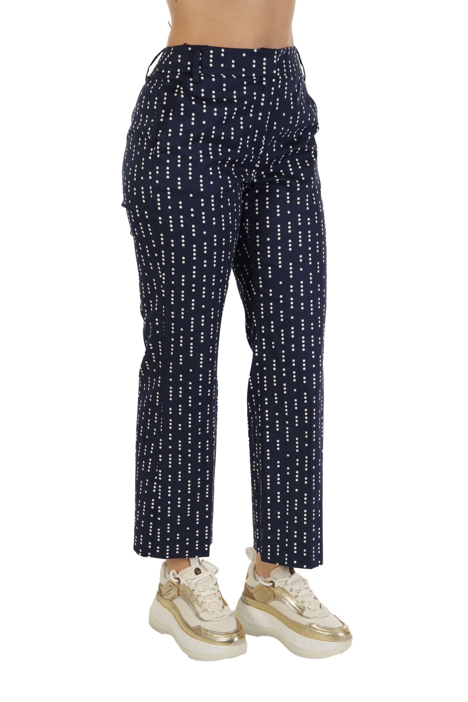 MARELLA EMME ΠΑΝΤΕΛΟΝΙ CHINO BLU ΣΧΕΔΙΟ ΣΚΟΥΡΟ ΜΠΛΕ