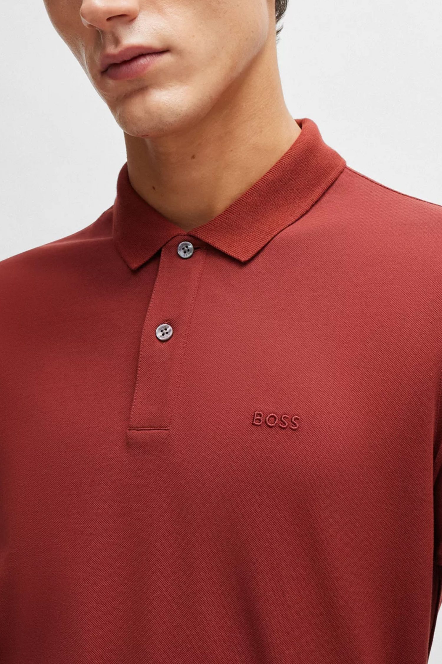 BOSS POLO PALLAS ΚΕΡΑΜΙΔΙ φωτογραφία