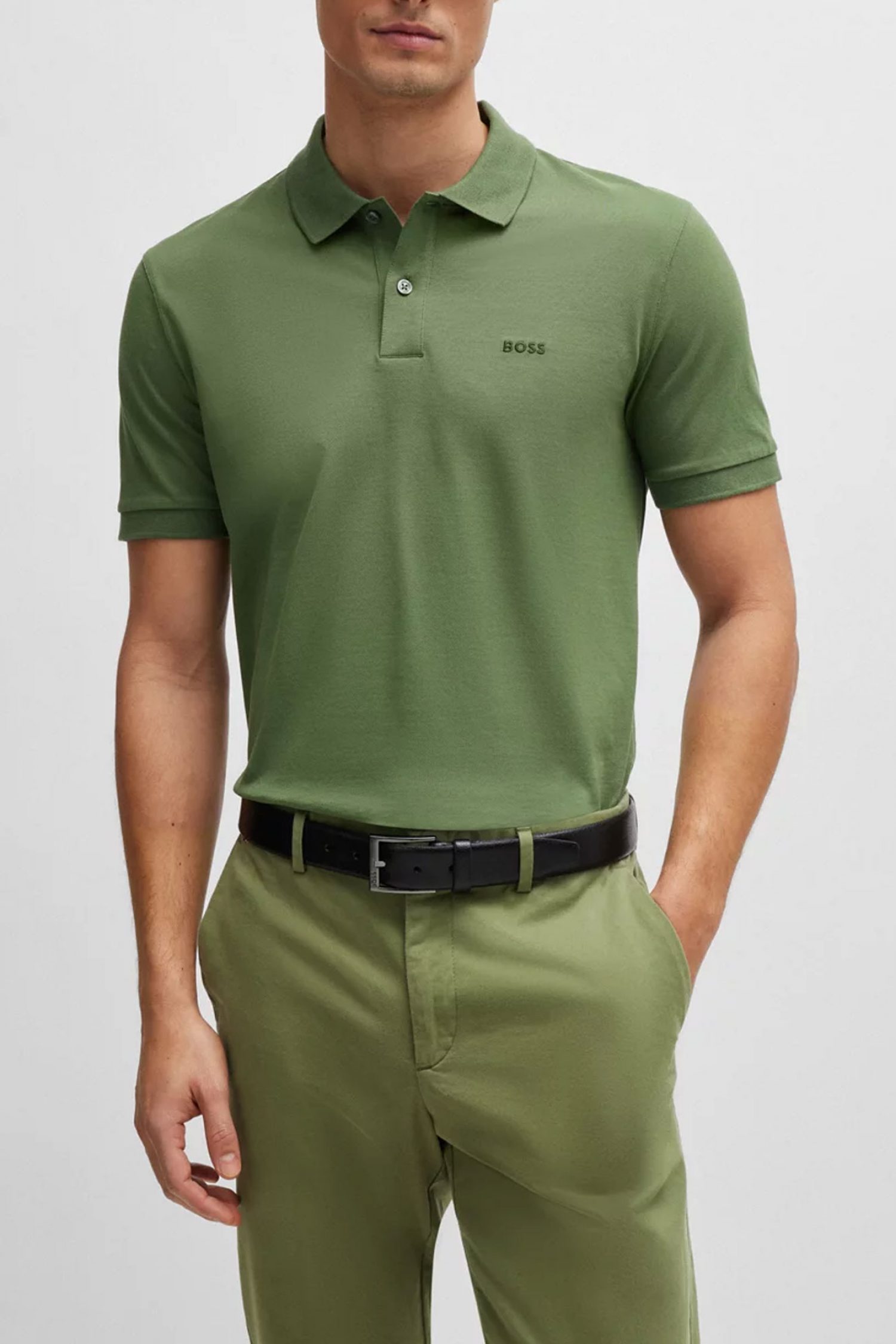 BOSS POLO PALLAS ΠΡΑΣΙΝΟ