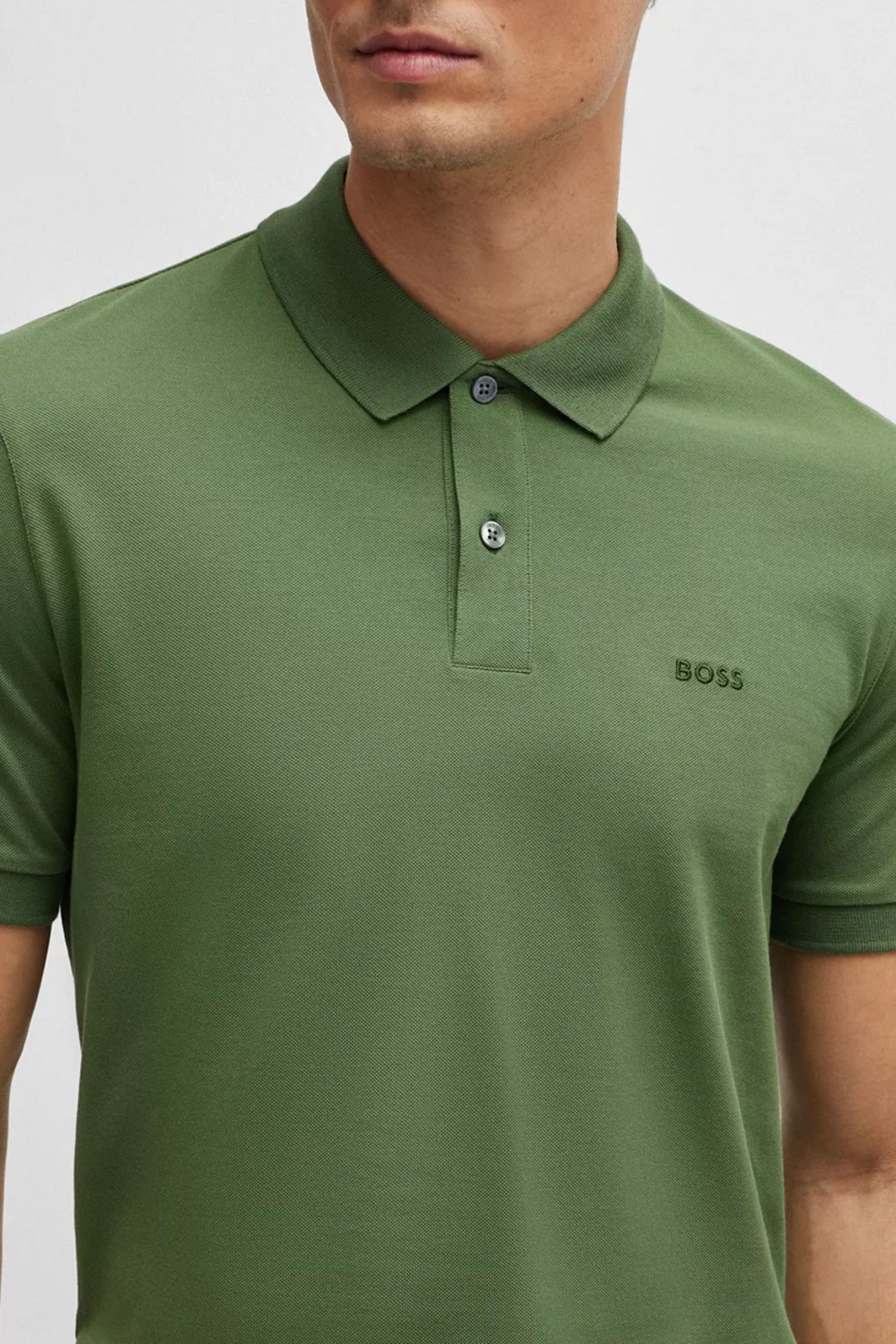 BOSS POLO PALLAS ΠΡΑΣΙΝΟ φωτογραφία