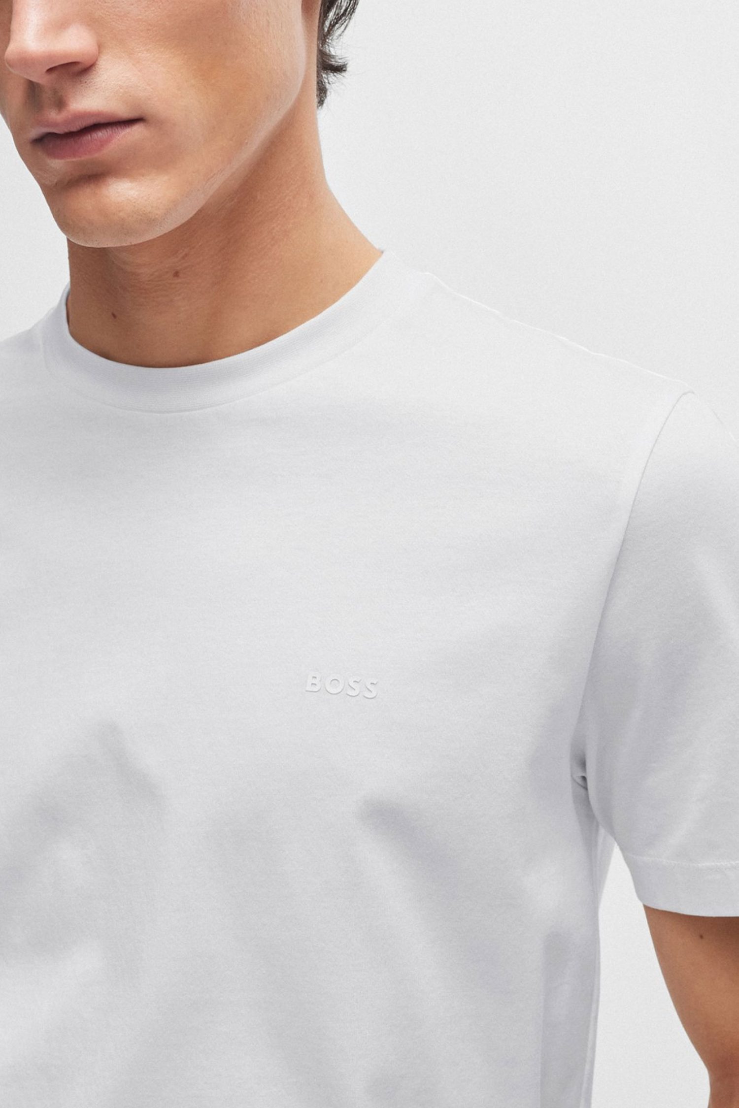 BOSS T-SHIRT THOMPSON 01 ΛΕΥΚΟ