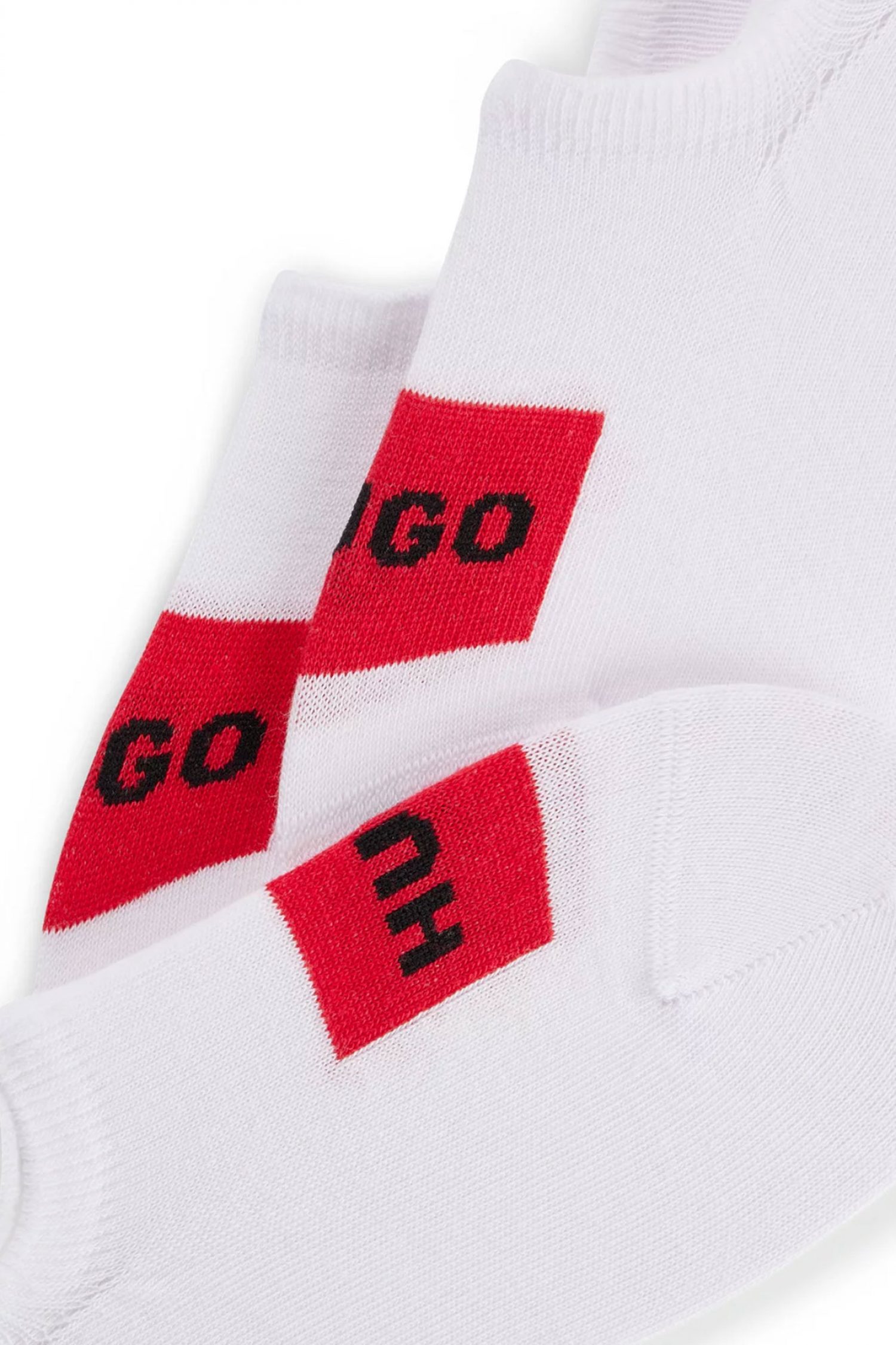 HUGO ΚΑΛΤΣΕΣ 3P LC LABEL CC ΛΕΥΚΟ-ΚΟΚΚΙΝΟ φωτογραφία