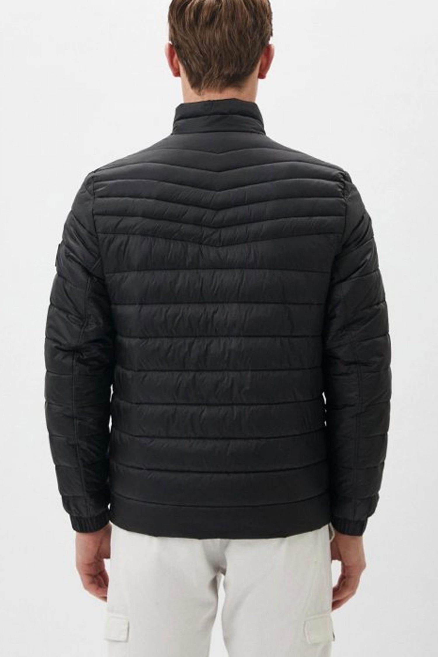 BOSS CASUAL ΜΠΟΥΦΑΝ ΦΟΥΣΚΩΤΟ ODEN1 ΜΑΥΡΟ