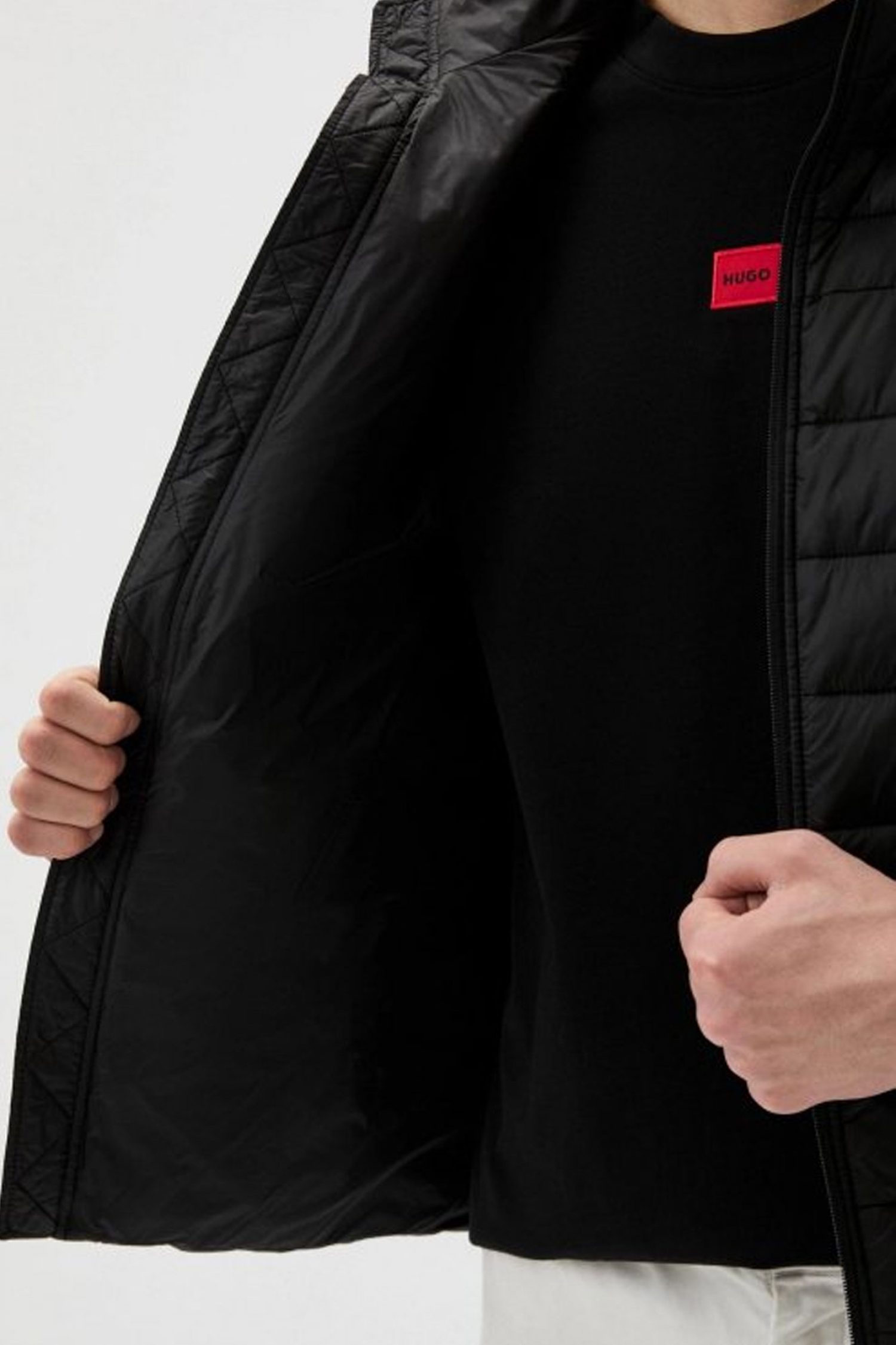 BOSS CASUAL ΜΠΟΥΦΑΝ ΦΟΥΣΚΩΤΟ ODEN1 ΜΑΥΡΟ