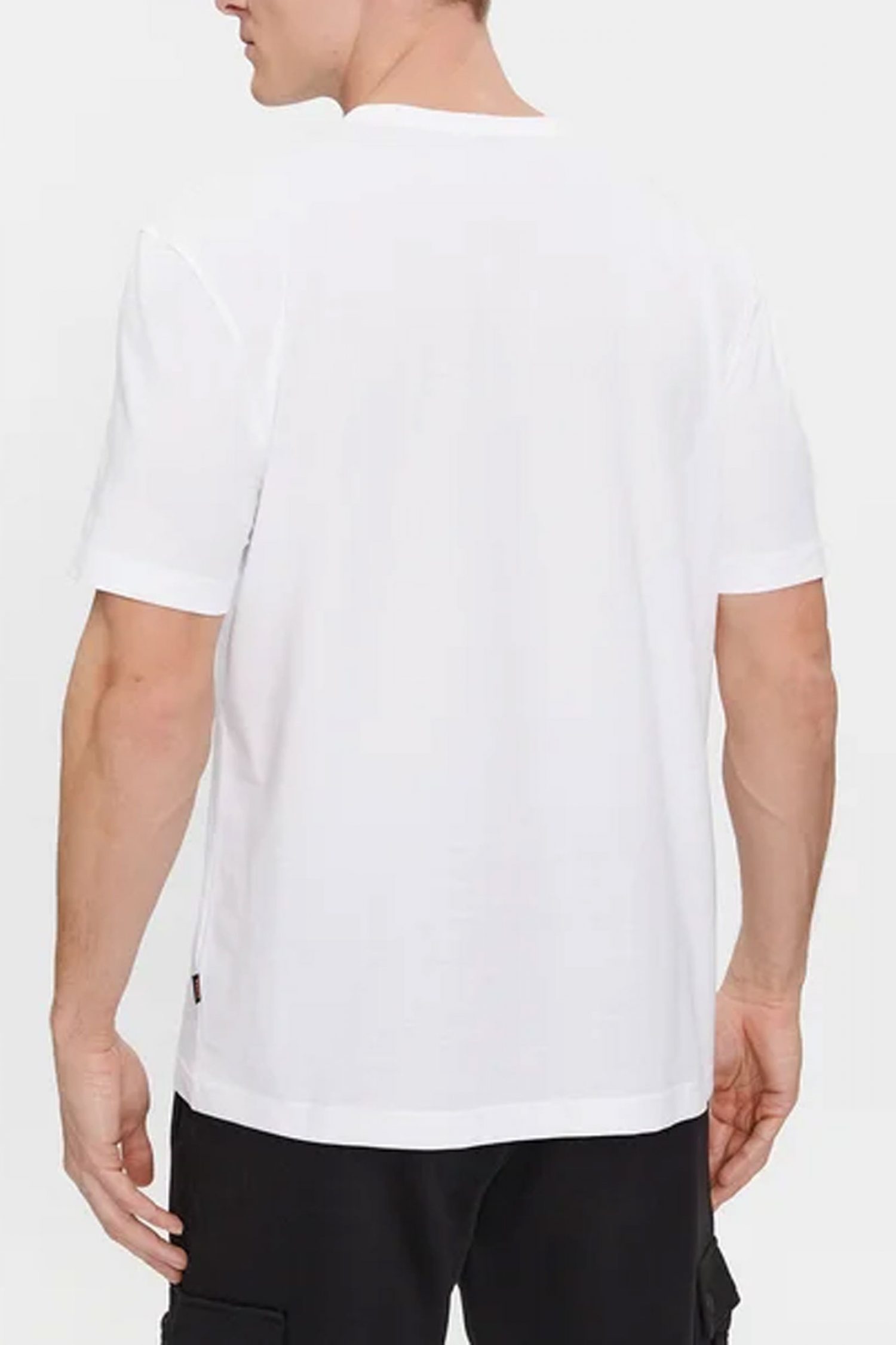 BOSS CASUAL T-SHIRT TEEMUSHROOM ΛΕΥΚΟ