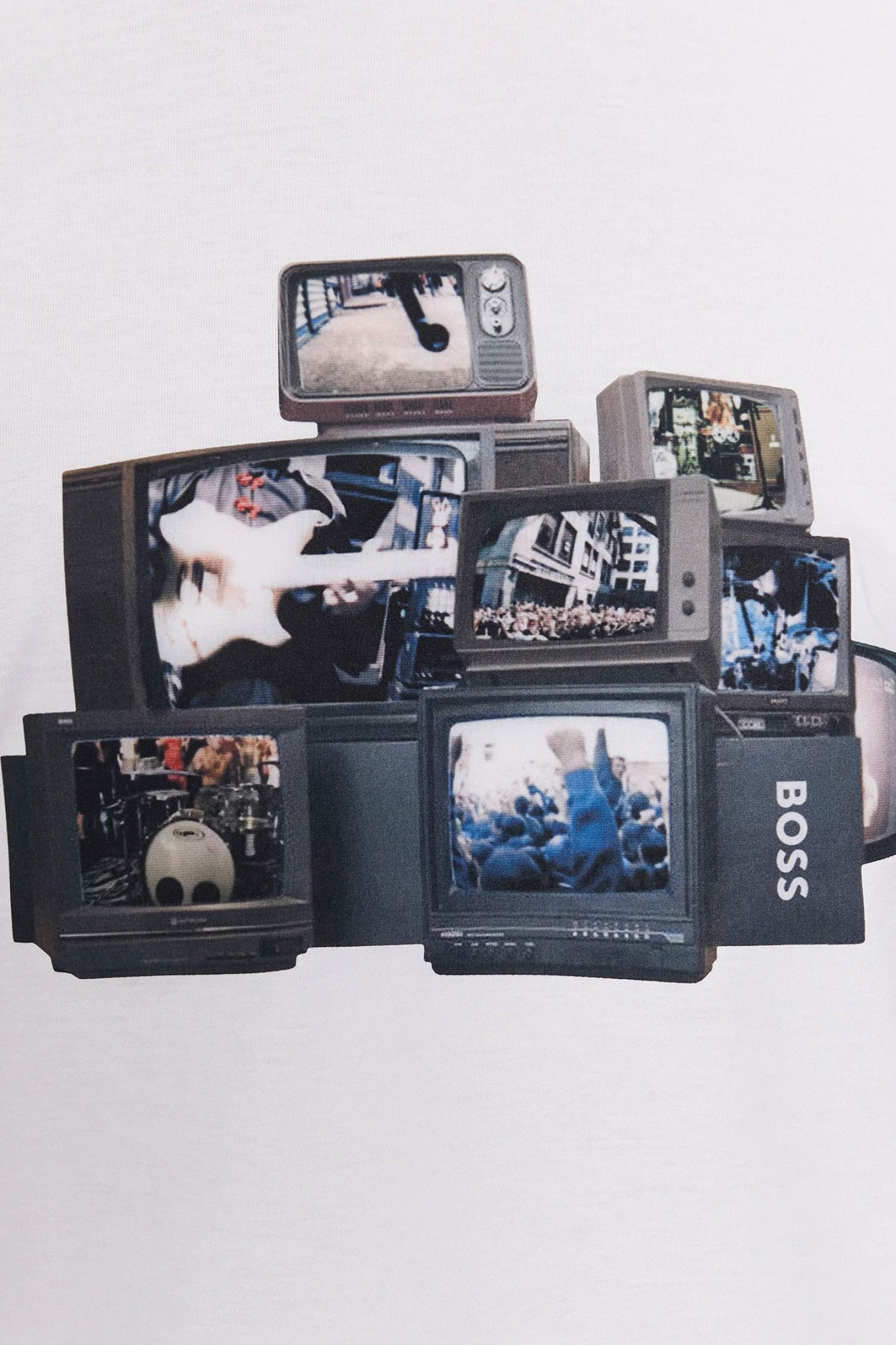 BOSS CASUAL T-SHIRT TEEMUSHROOM ΛΕΥΚΟ φωτογραφία