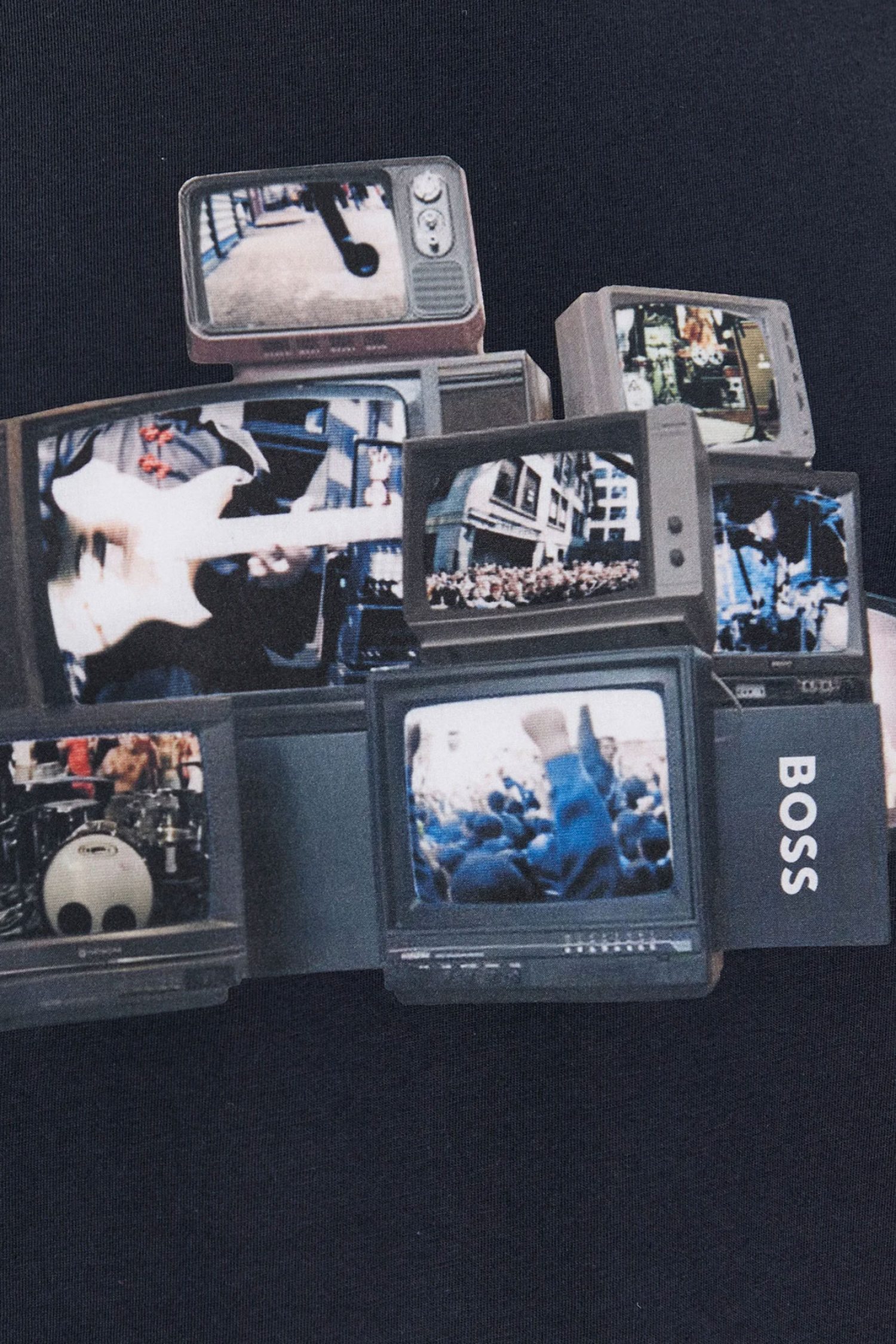 BOSS CASUAL T-SHIRT TEEMUSHROOM ΜΠΛΕ φωτογραφία