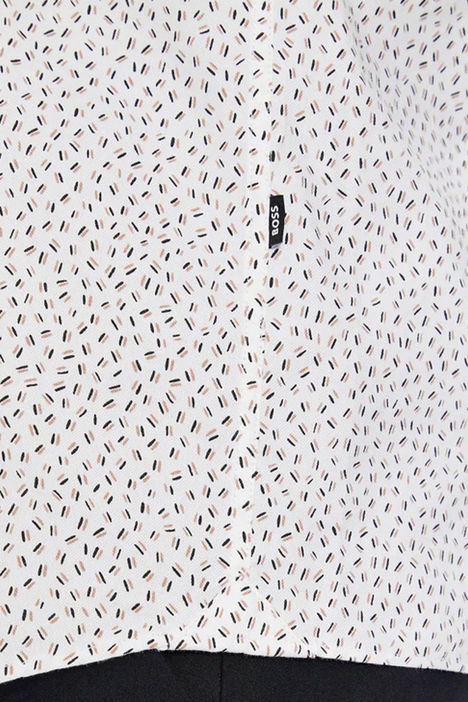 BOSS ΠΟΥΚΑΜΙΣΟ ΜΙΚΡΟΣΧΕΔΙΟ REGULAR FIT S-LIAM-KENTC1-233 ΛΕΥΚΟ-ΚΑΦΕ-ΜΑΥΡΟ φωτογραφία