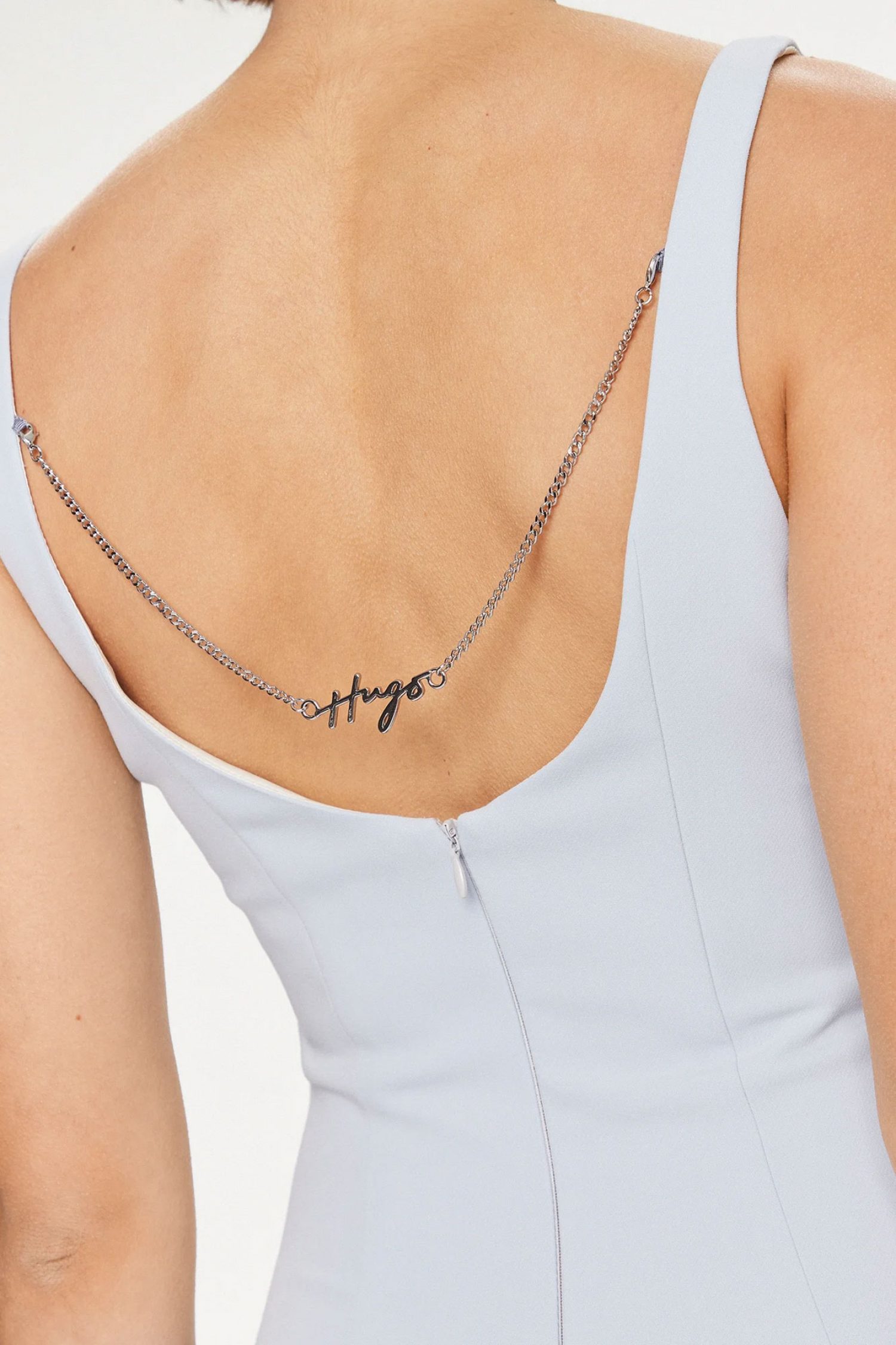 HUGO ΦΟΡΕΜΑ KANKE MIDI ΑΛΥΣΙΔΑ ΚΟΣΜΗΜΑ ΣΙΕΛ φωτογραφία