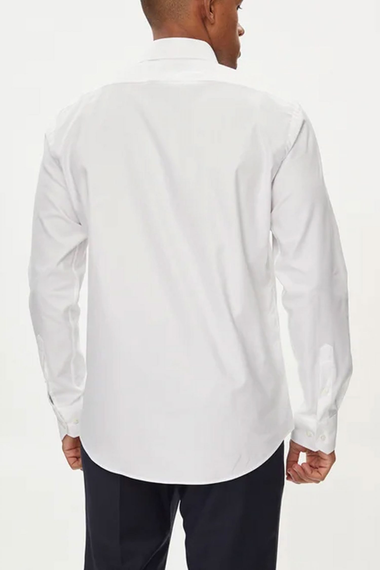 BOSS ΠΟΥΚΑΜΙΣΟ REGULAR FIT EASY IRON H-JOE-SPREAD-C1-222 ΛΕΥΚΟ