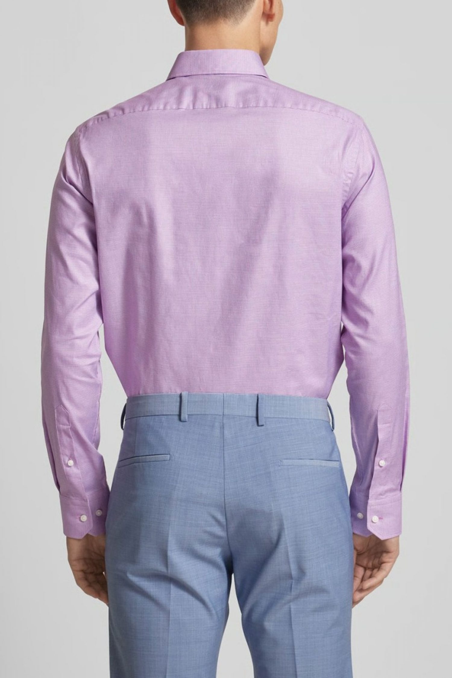 BOSS ΠΟΥΚΑΜΙΣΟ REGULAR FIT EASY IRON H-JOE-SPREAD-C1-222 ΜΩΒ