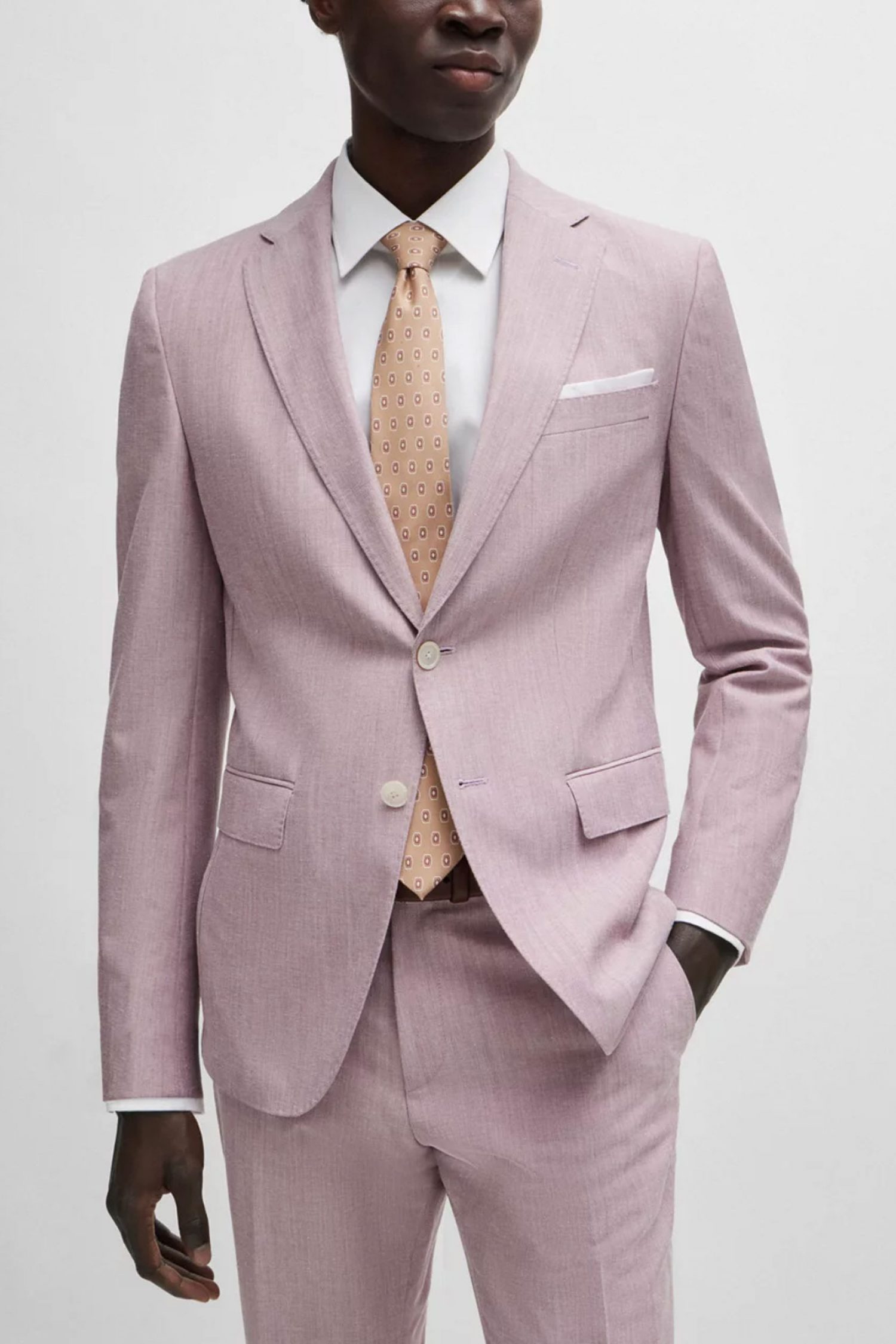 BOSS ΣΑΚΑΚΙ H-HUTSON-233 SLIM FIT ΣΑΠΙΟ ΜΗΛΟ