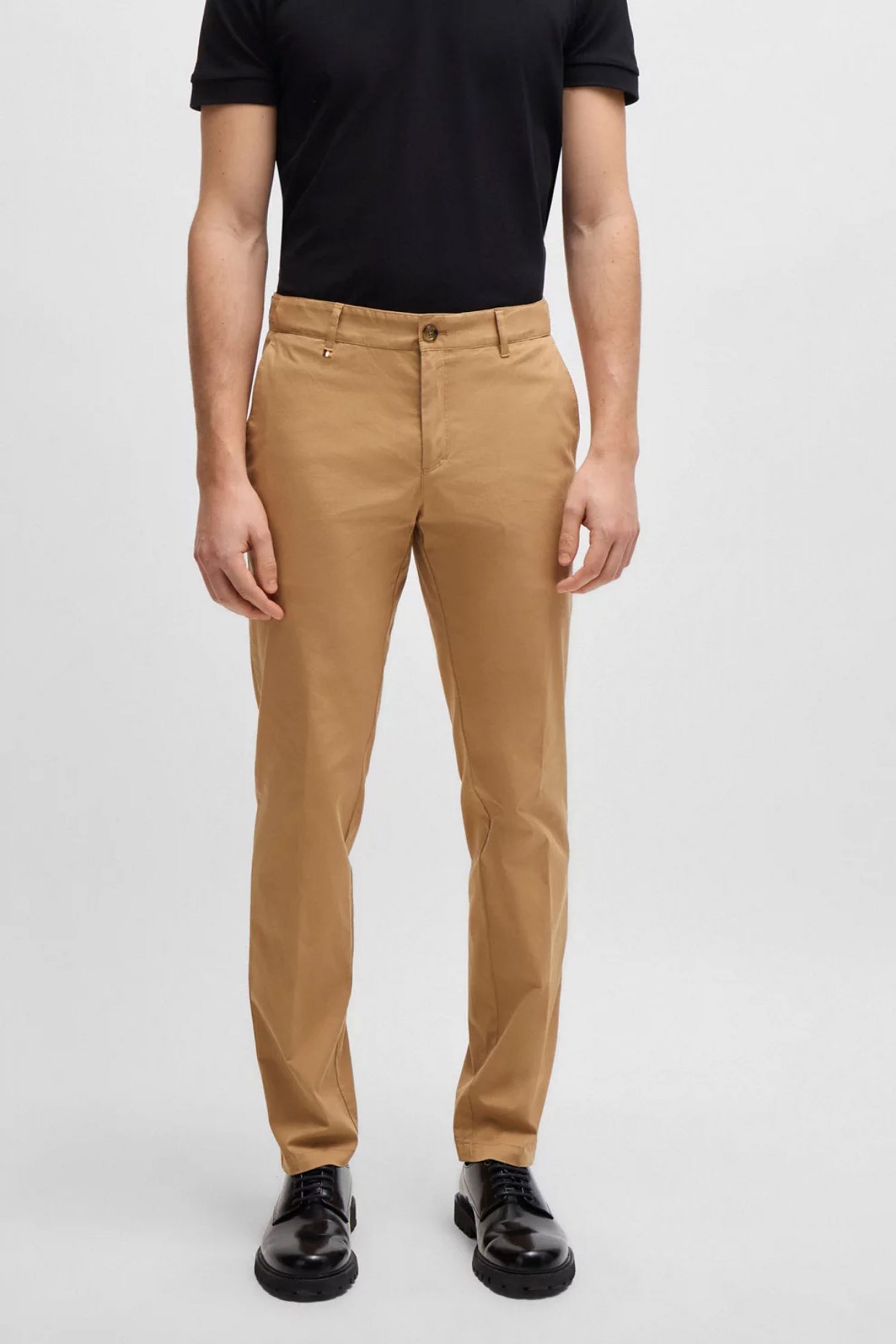 BOSS ΠΑΝΤΕΛΟΝΙ CHINO SLIM FIT C-GENIUS-242F ΜΠΕΖ φωτογραφία