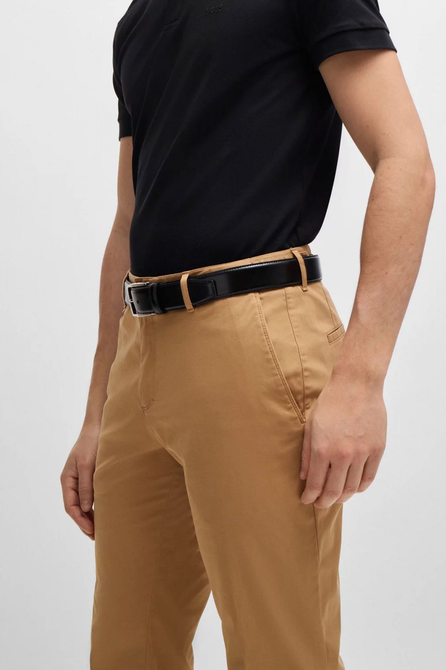 BOSS ΠΑΝΤΕΛΟΝΙ CHINO SLIM FIT C-GENIUS-242F ΜΠΕΖ φωτογραφία