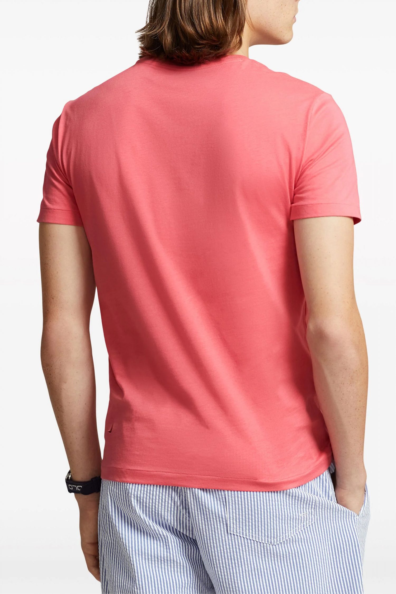 RALPH LAUREN T-SHIRT LOGO CUSTOM SLIM FIT ΚΟΡΑΛΙ