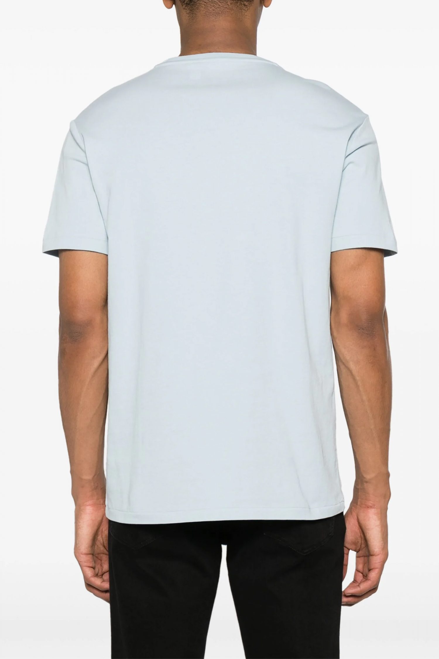 RALPH LAUREN T-SHIRT LOGO CUSTOM SLIM FIT ΣΙΕΛ φωτογραφία