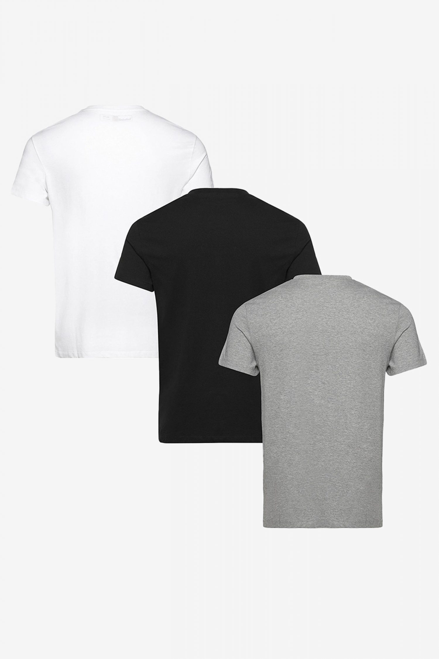 TIMBERLAND 3PACK T-SHIRT DNRV ΜΑΥΡΟ-ΛΕΥΚΟ-ΓΚΡΙ