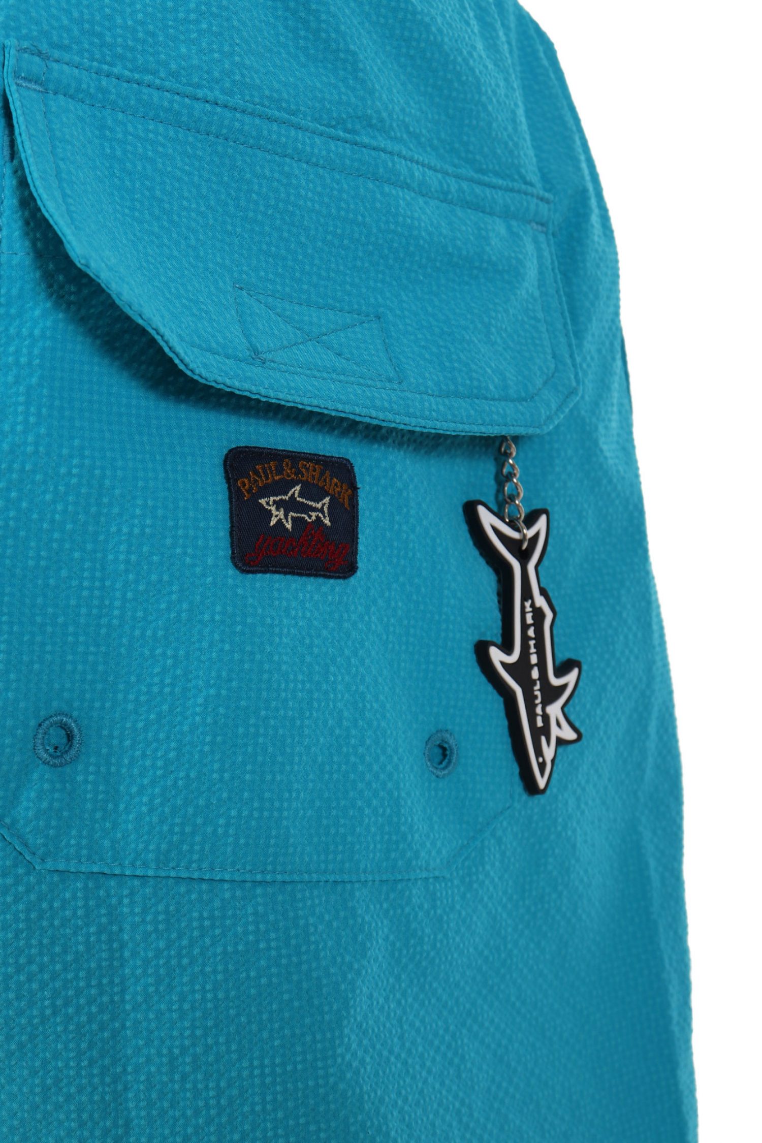 PAUL&SHARK ΜΑΓΙΩ SHORTS LOGO ΤΥΡΚΟΥΑΖ φωτογραφία