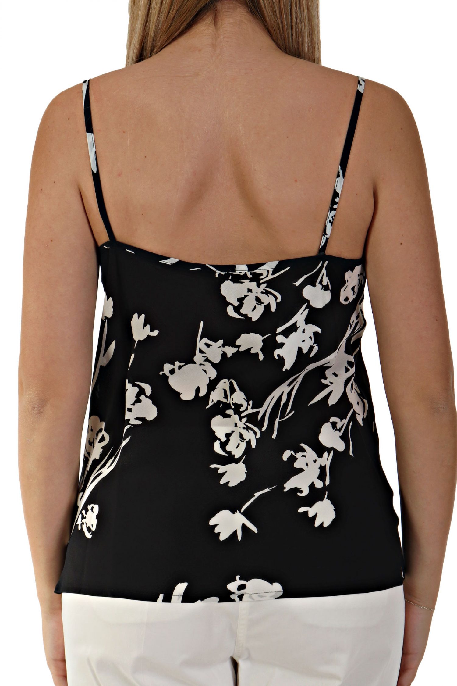 MARELLA TOP SGRAVIO ΝΤΡΑΠΕ ΤΙΡΑΝΤΕΣ ΕΜΠΡΙΜΕ ΜΑΥΡΟ φωτογραφία