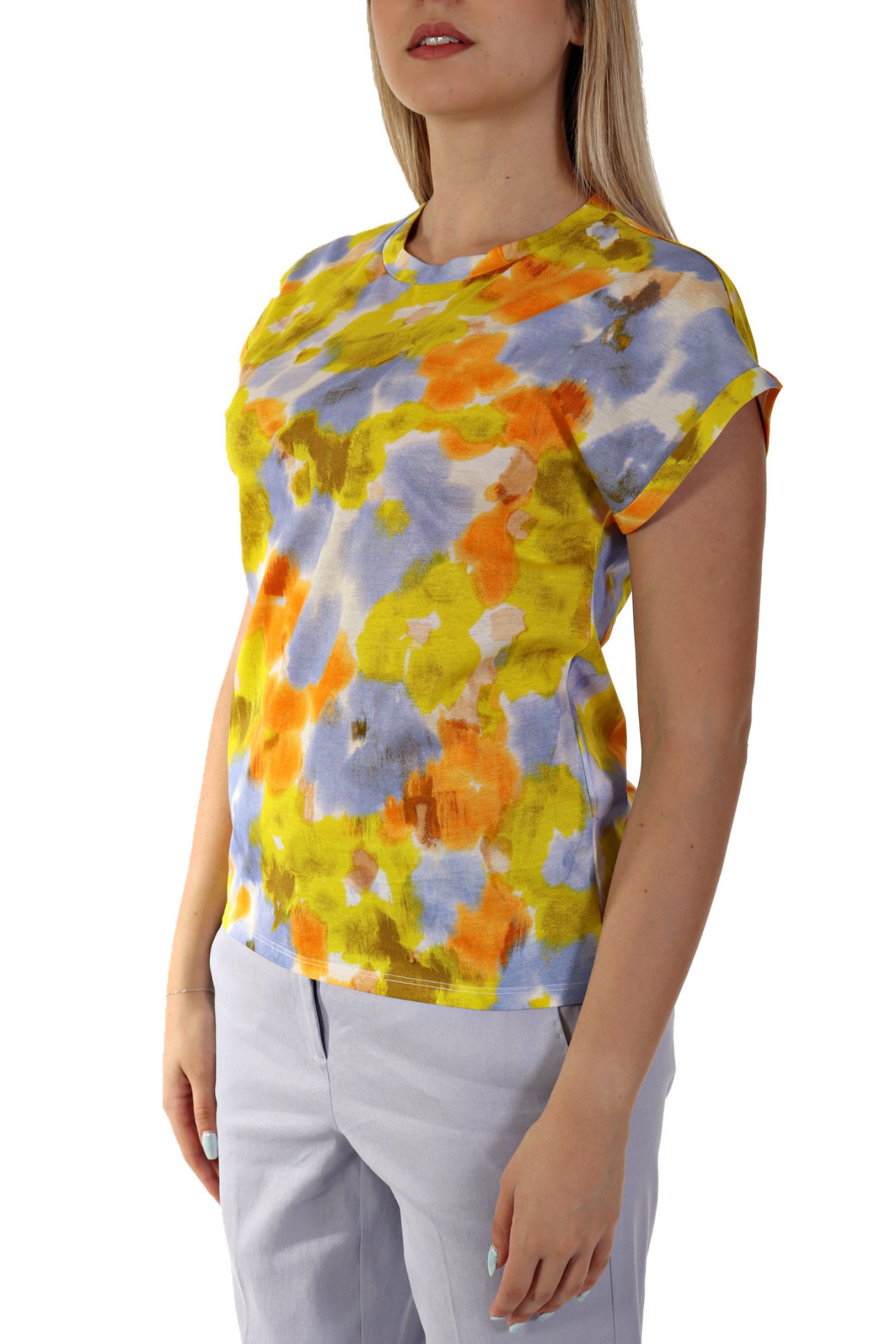 MARELLA ΜΠΛΟΥΖΑ ZUM ΛΑΙΜΟΚΟΨΗ ΠΟΛΥΧΡΩΜΟ