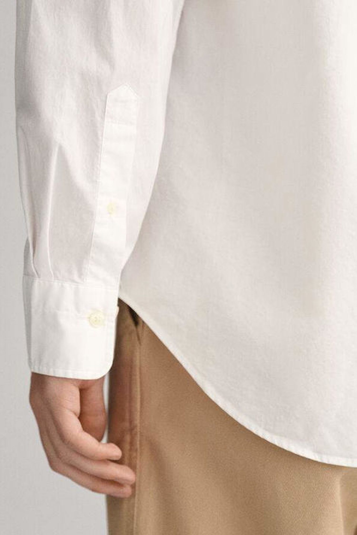 GANT ΠΟΥΚΑΜΙΣΟ REG CLASSIC POPLIN SHIRT ΛΕΥΚΟ