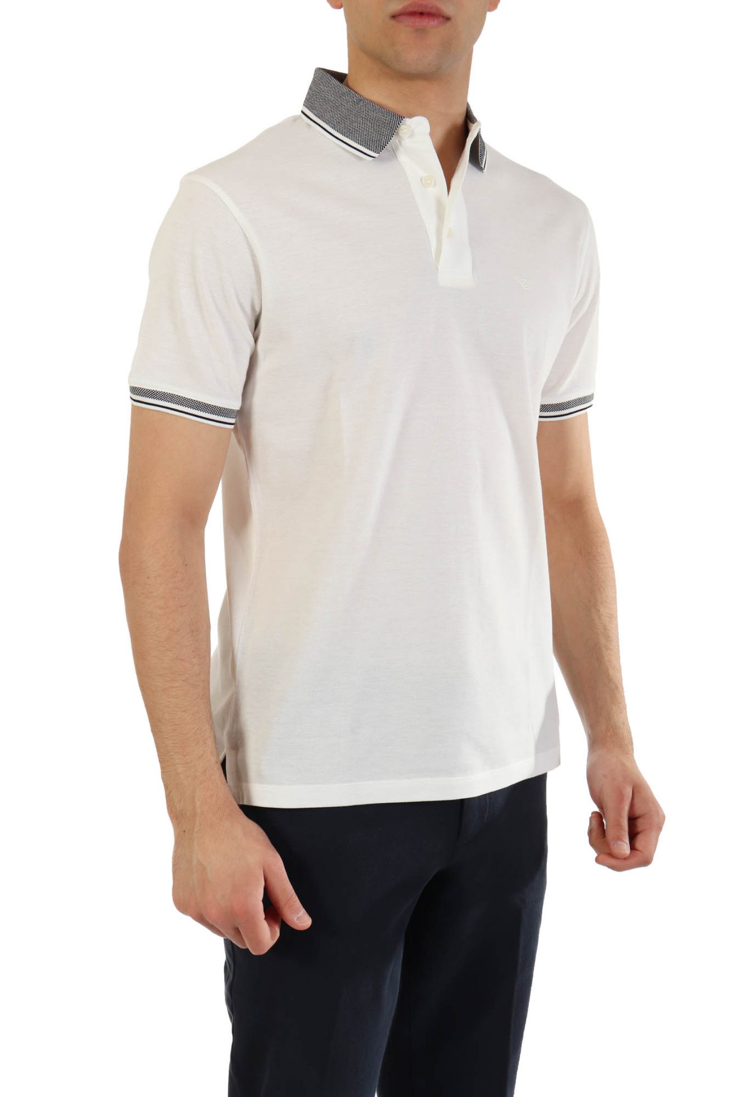 EMPORIO ARMANI POLO LOGO ΛΕΥΚΟ