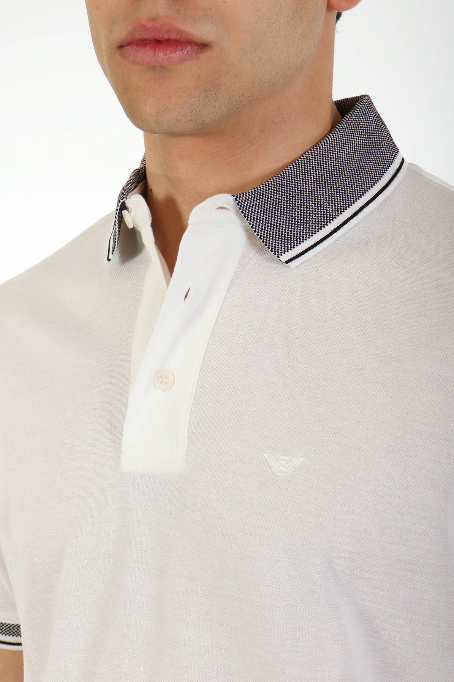 EMPORIO ARMANI POLO LOGO ΛΕΥΚΟ φωτογραφία