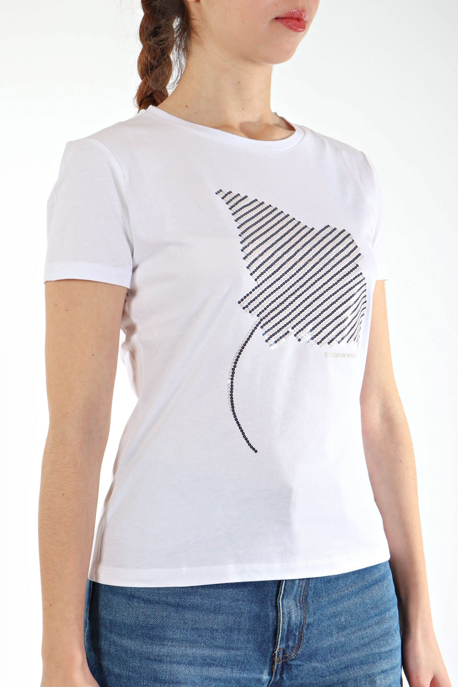 ARMANI 7 T-SHIRT ΣΧΕΔΙΟ ΠΟΥΛΙΕΣ ΛΕΥΚΟ φωτογραφία