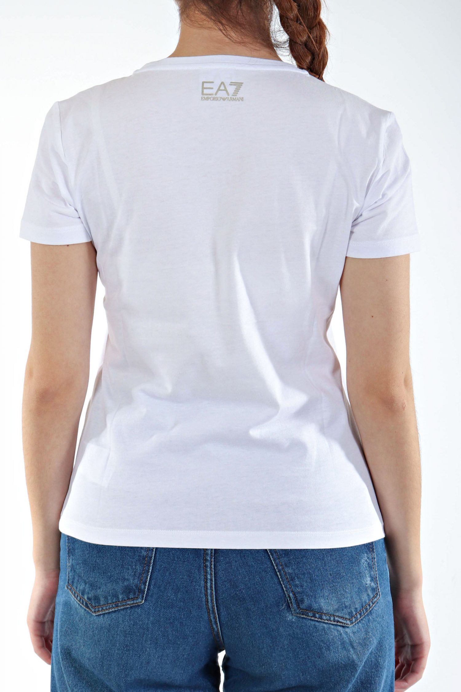 ARMANI 7 T-SHIRT ΣΧΕΔΙΟ ΠΟΥΛΙΕΣ ΛΕΥΚΟ φωτογραφία