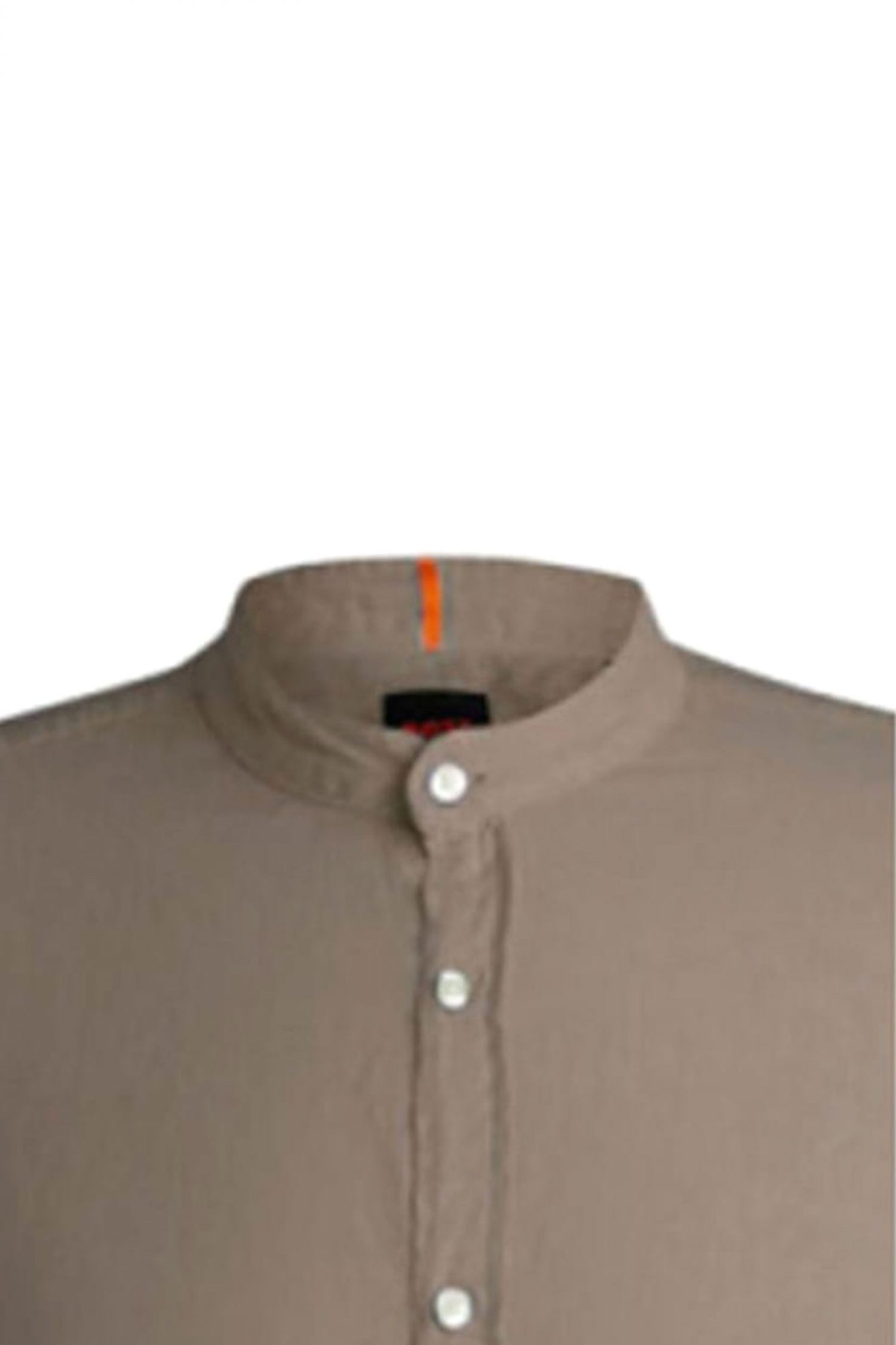 BOSS CASUAL ΠΟΥΚΑΜΙΣΟ ΛΙΝΟ ΜΑΟ RACE_1 ΧΑΚΙ φωτογραφία