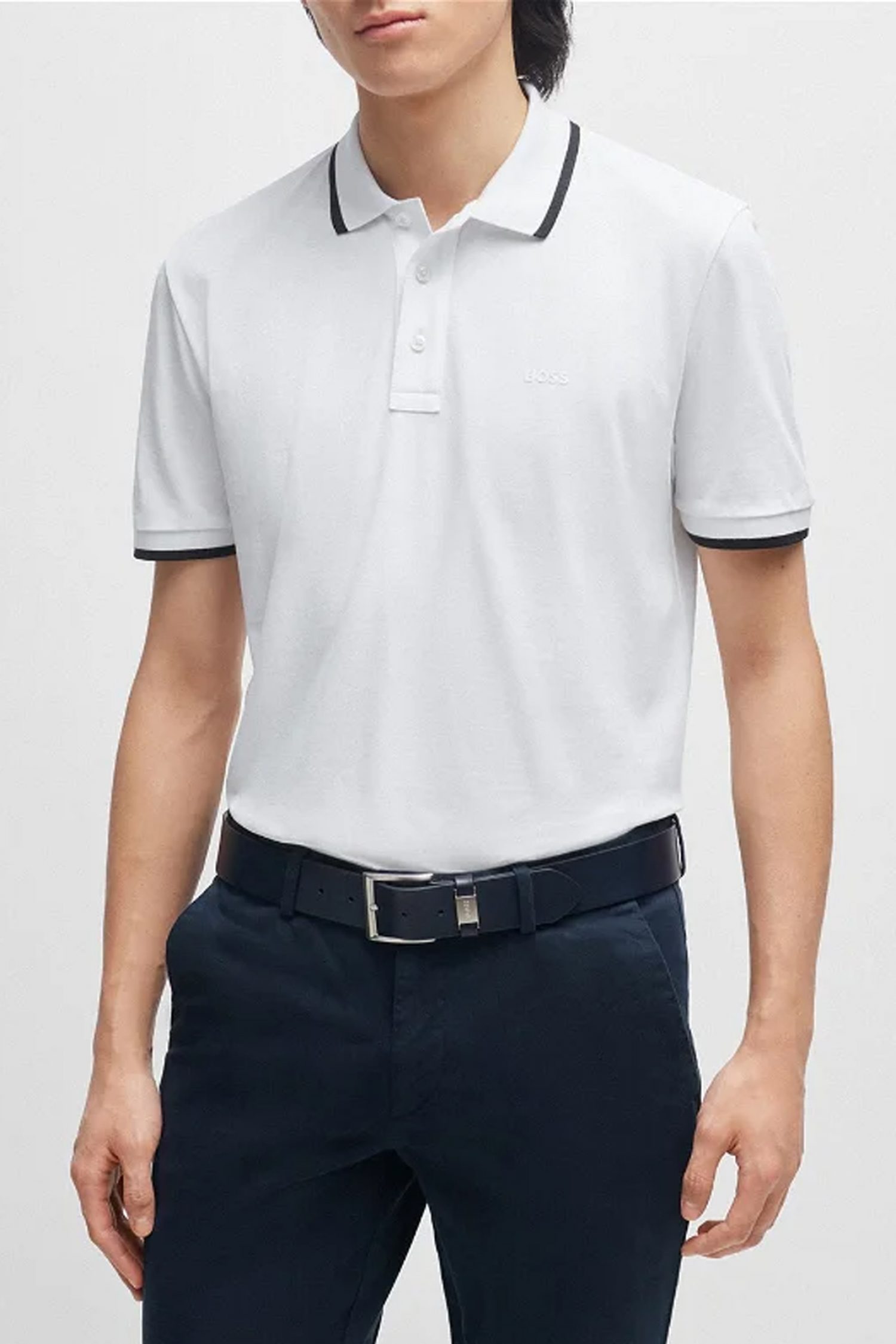 BOSS POLO PARLAY 190 ΛΕΥΚΟ