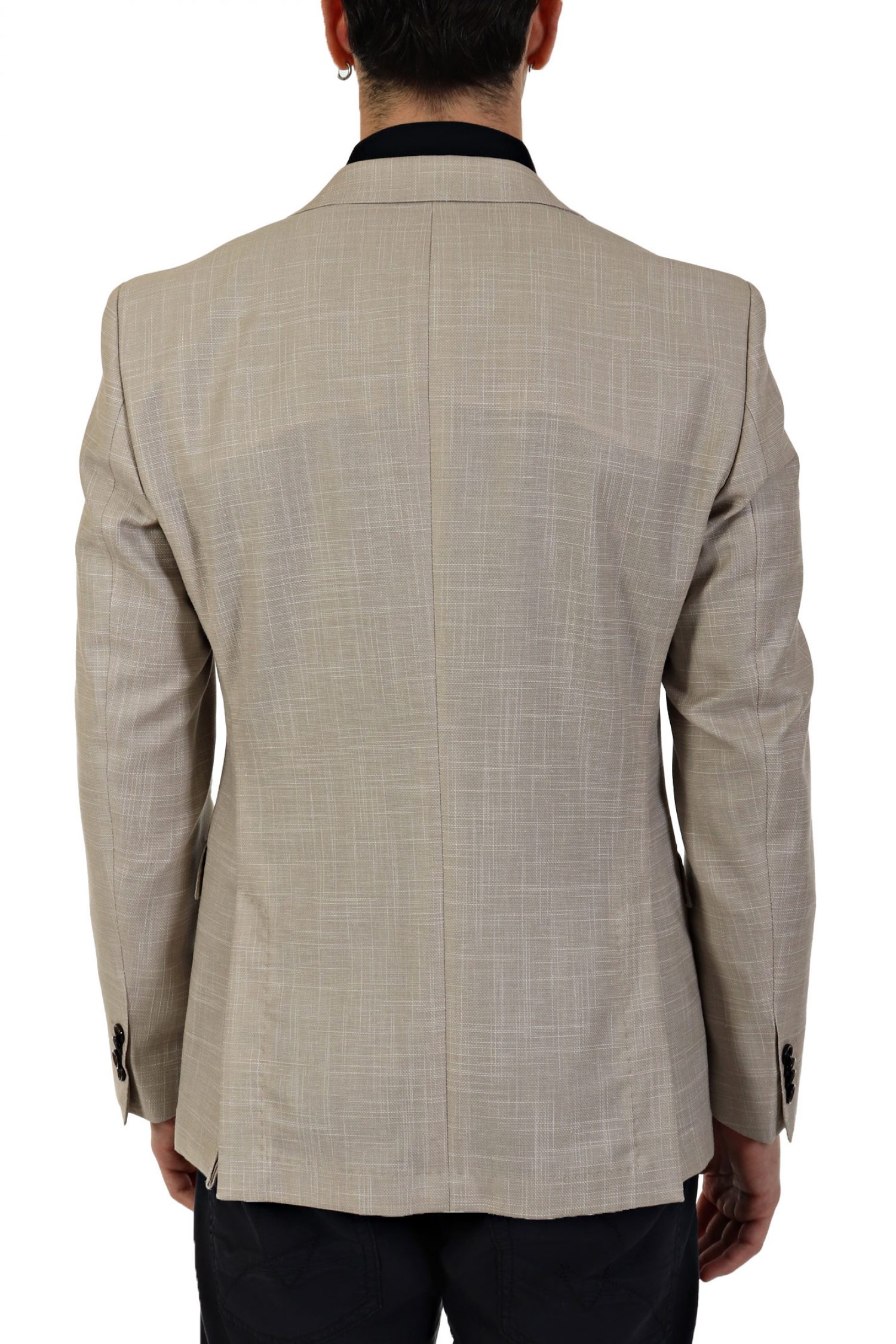 BOSS ΣΑΚΑΚΙ LANIFICIO TESSE BIELA STRETCH SLIM FIT H-HUTSON-233 ΕΚΡΟΥ