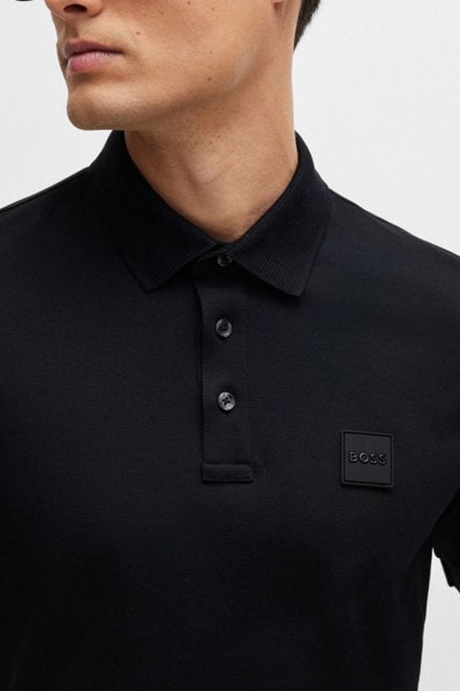 BOSS POLO MERCERISED PARLAY 143 ΜΠΛΕ φωτογραφία