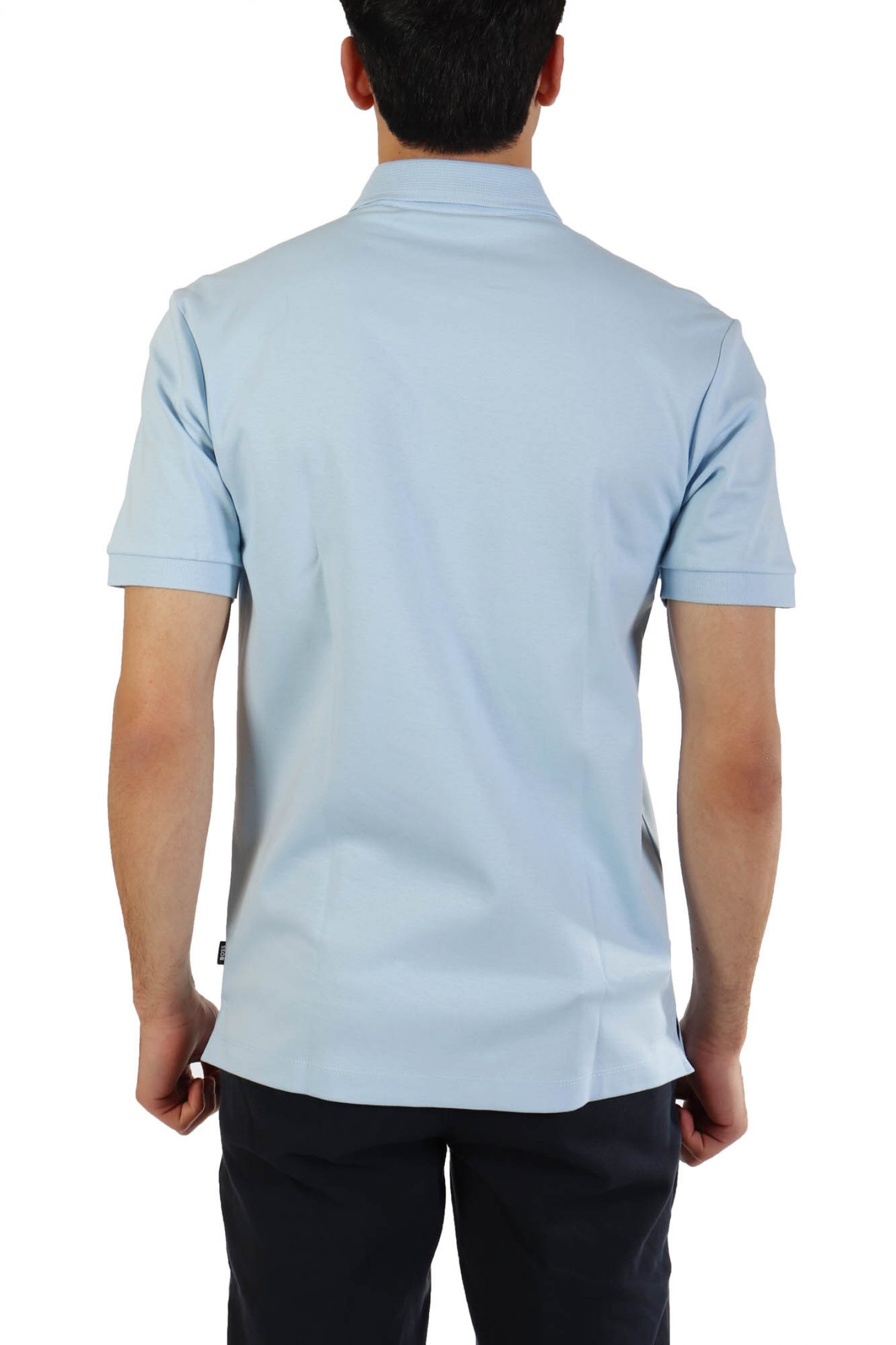 BOSS POLO PARLAY 143 MERCERISED ΣΙΕΛ