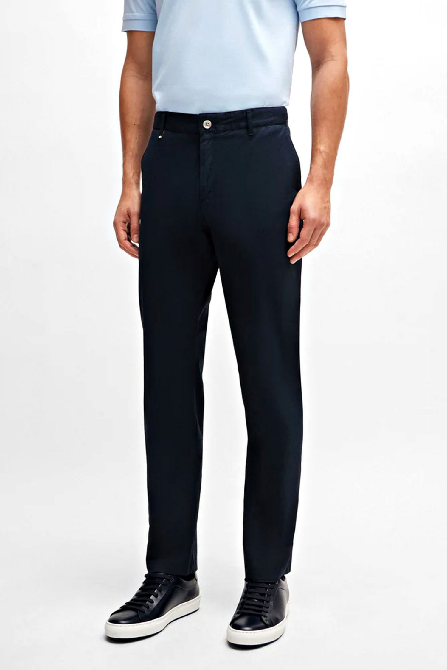 BOSS ΠΑΝΤΕΛΟΝΙ CHINO SLIM FIT C-GENIUS-242F ΜΠΛΕ φωτογραφία